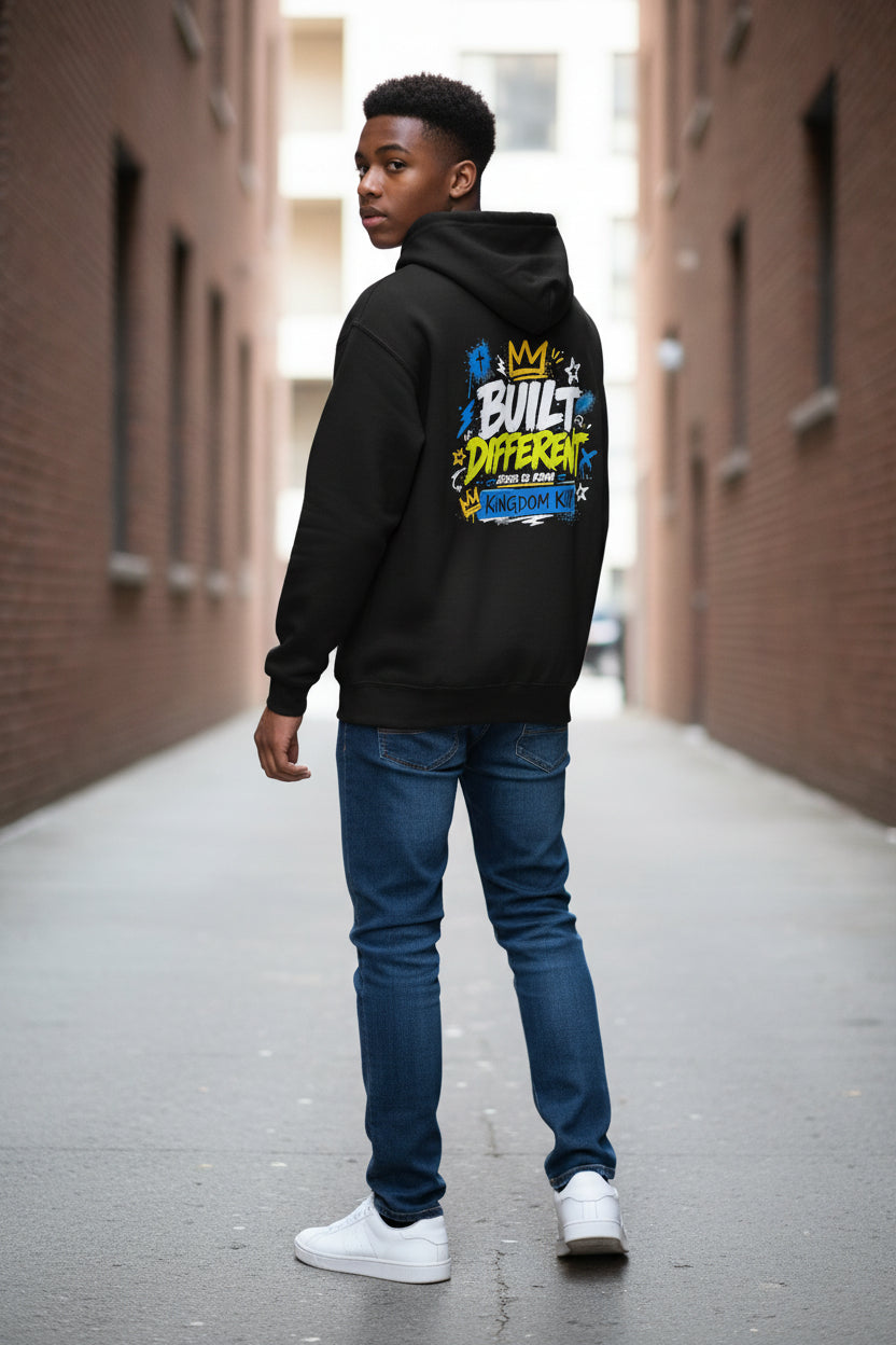 JIK Youth Built Different Zip Hoodie