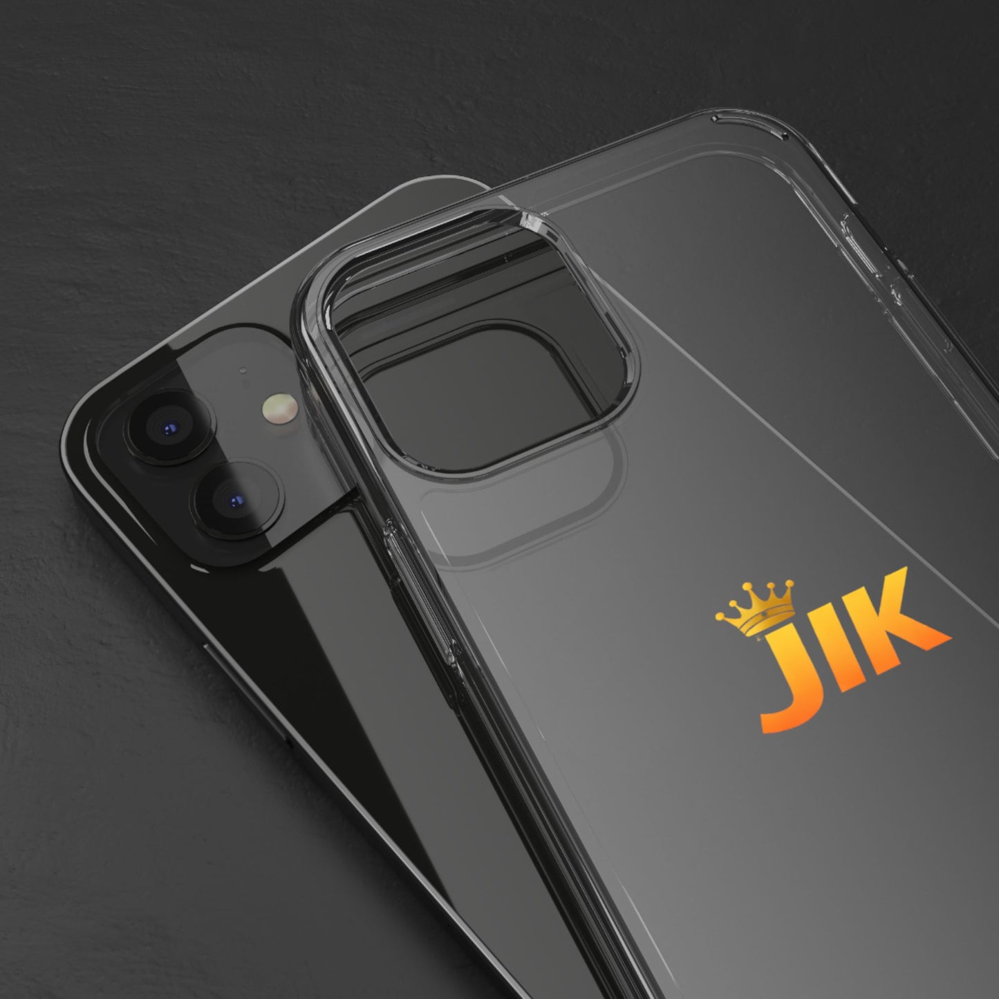 JIK Gold Crown— Clear phone Case