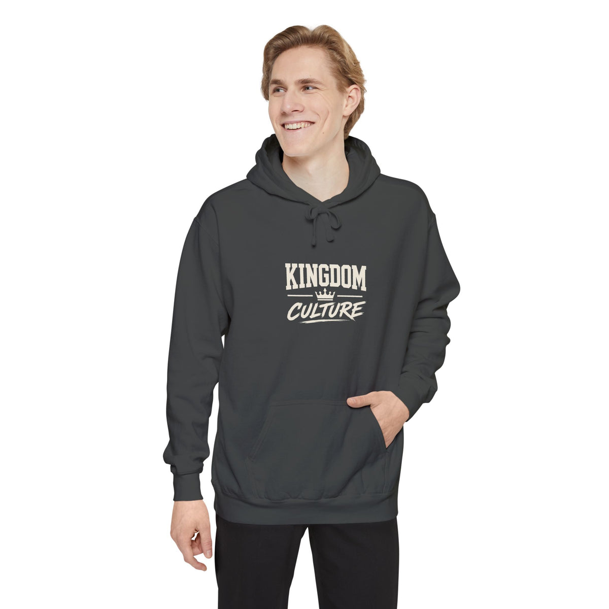 JIK Kingdom Culture Garment-Dyed Hoodie