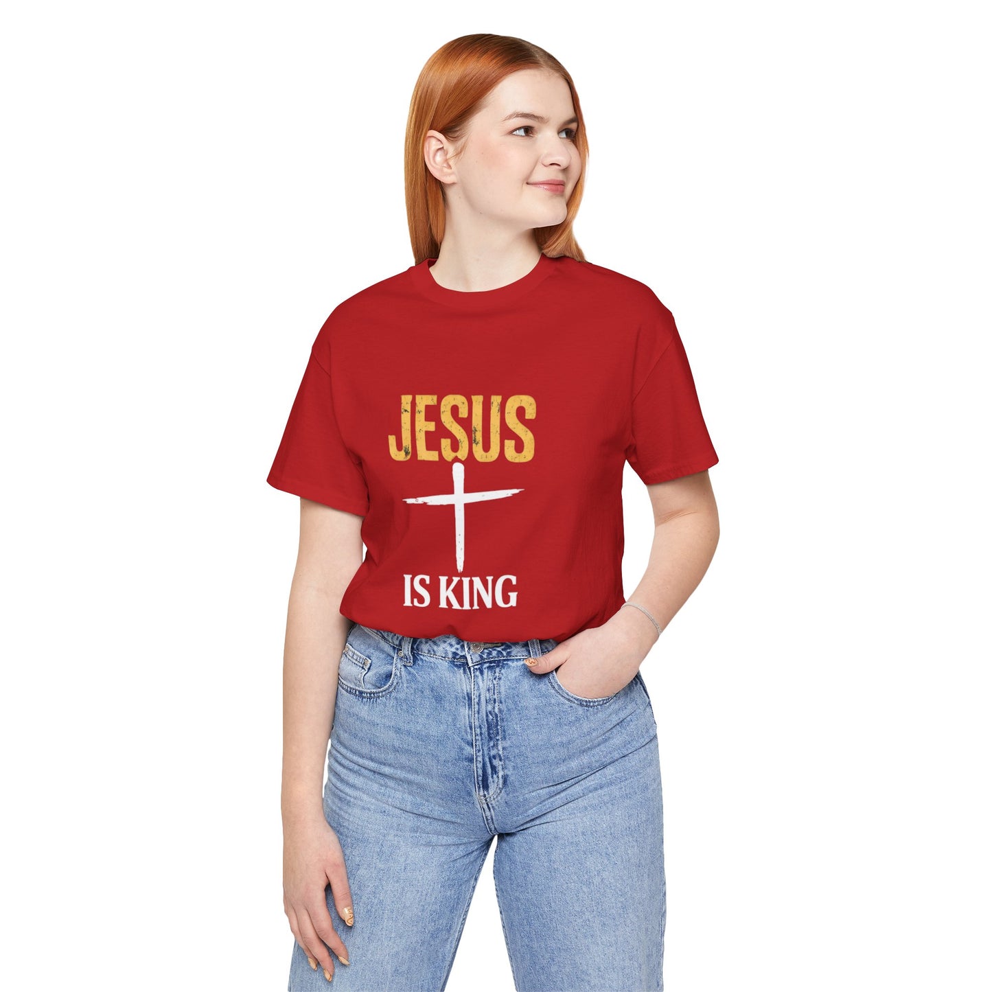 Jesus Is King —Bold Cross Tee