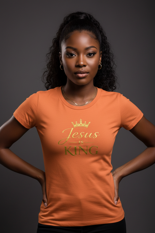 Jesus Is King — Crowned Grace Women’s Tee