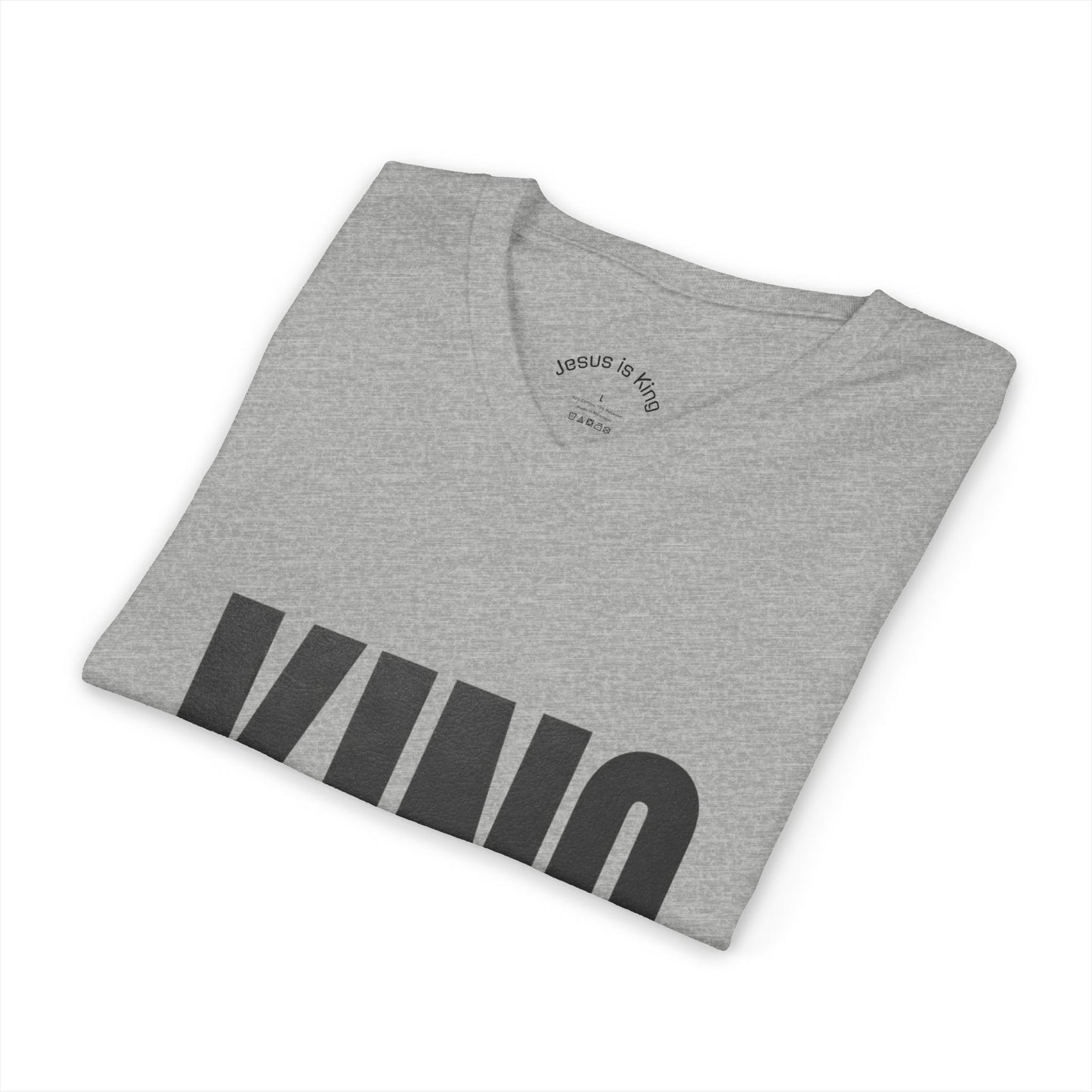 King Jesus Tee — Men’s Gray collection