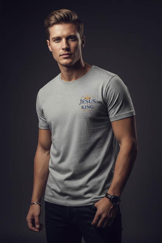 Jesus is King —Tee with Crown Logo
