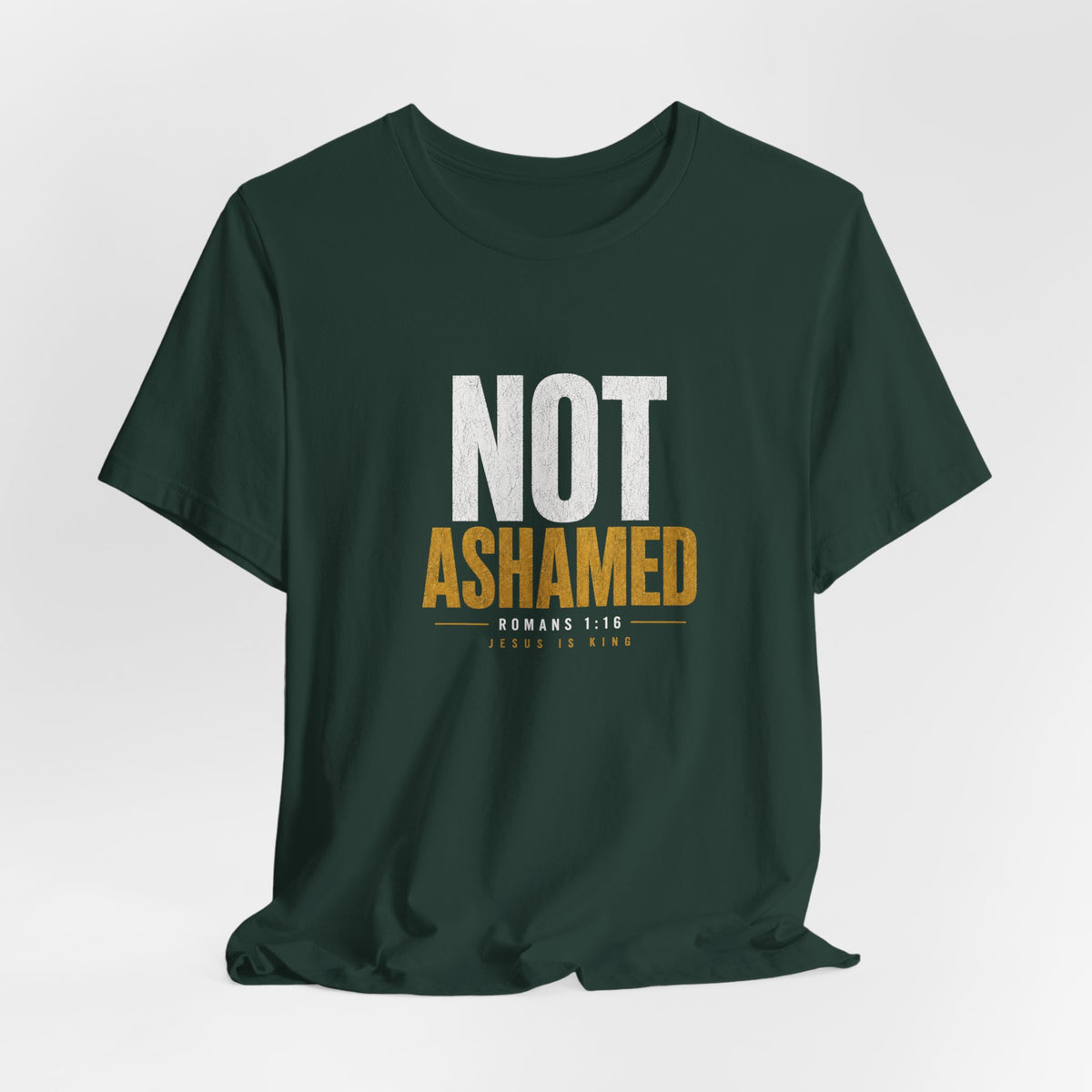 JIK "Not Ashamed" Military Colors Men's Tee