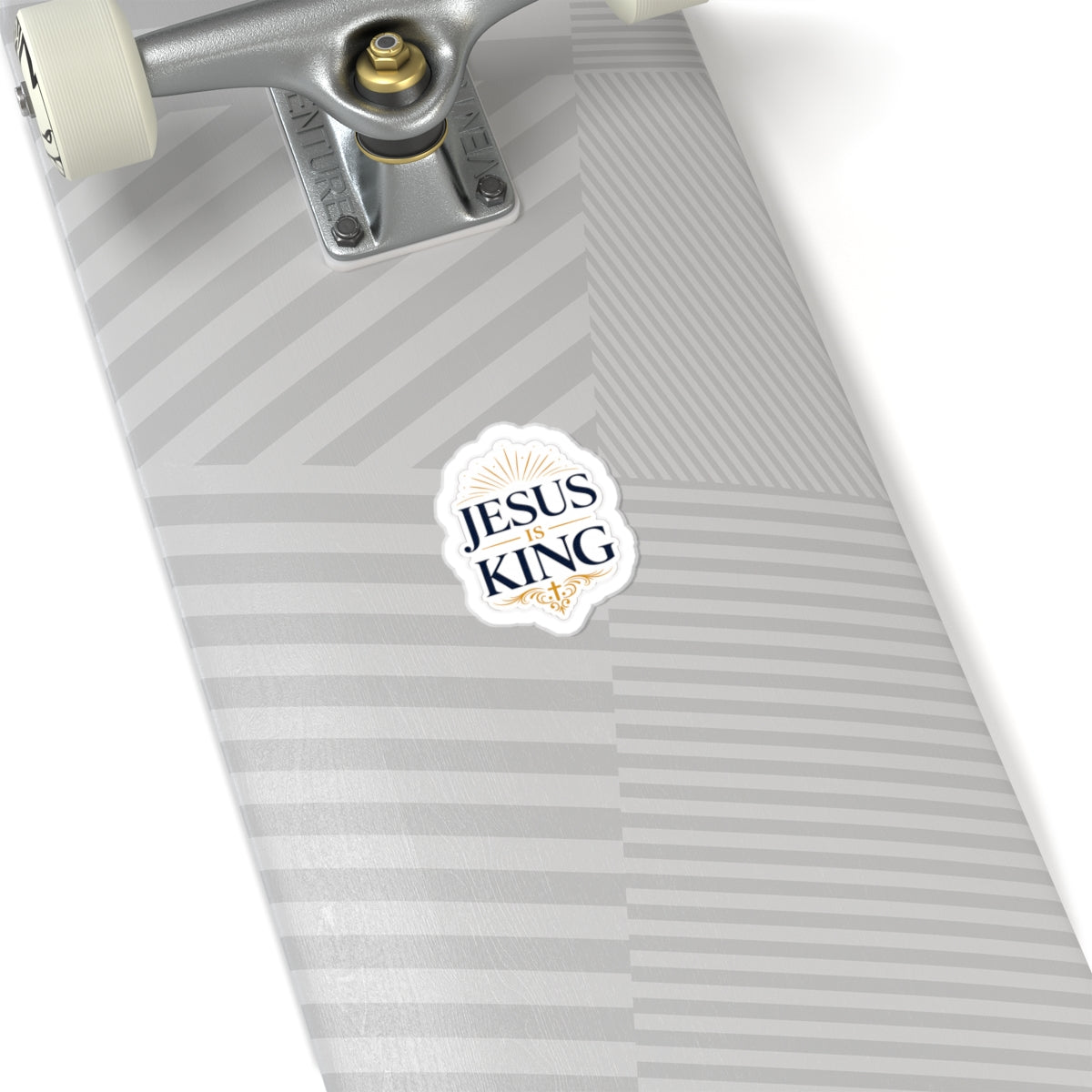Jesus Is King Kiss — Cut Sticker Vinyl Decal