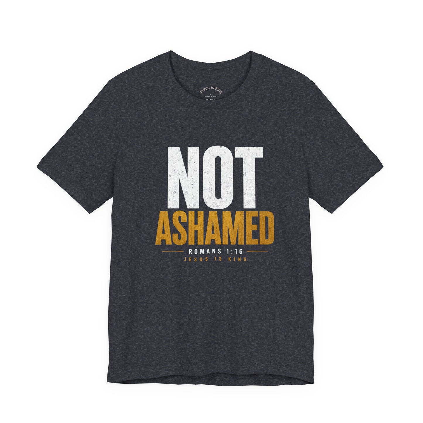 JIK Men's Navy –  Not Ashamed Tee