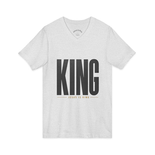 King Jesus Gray Tee