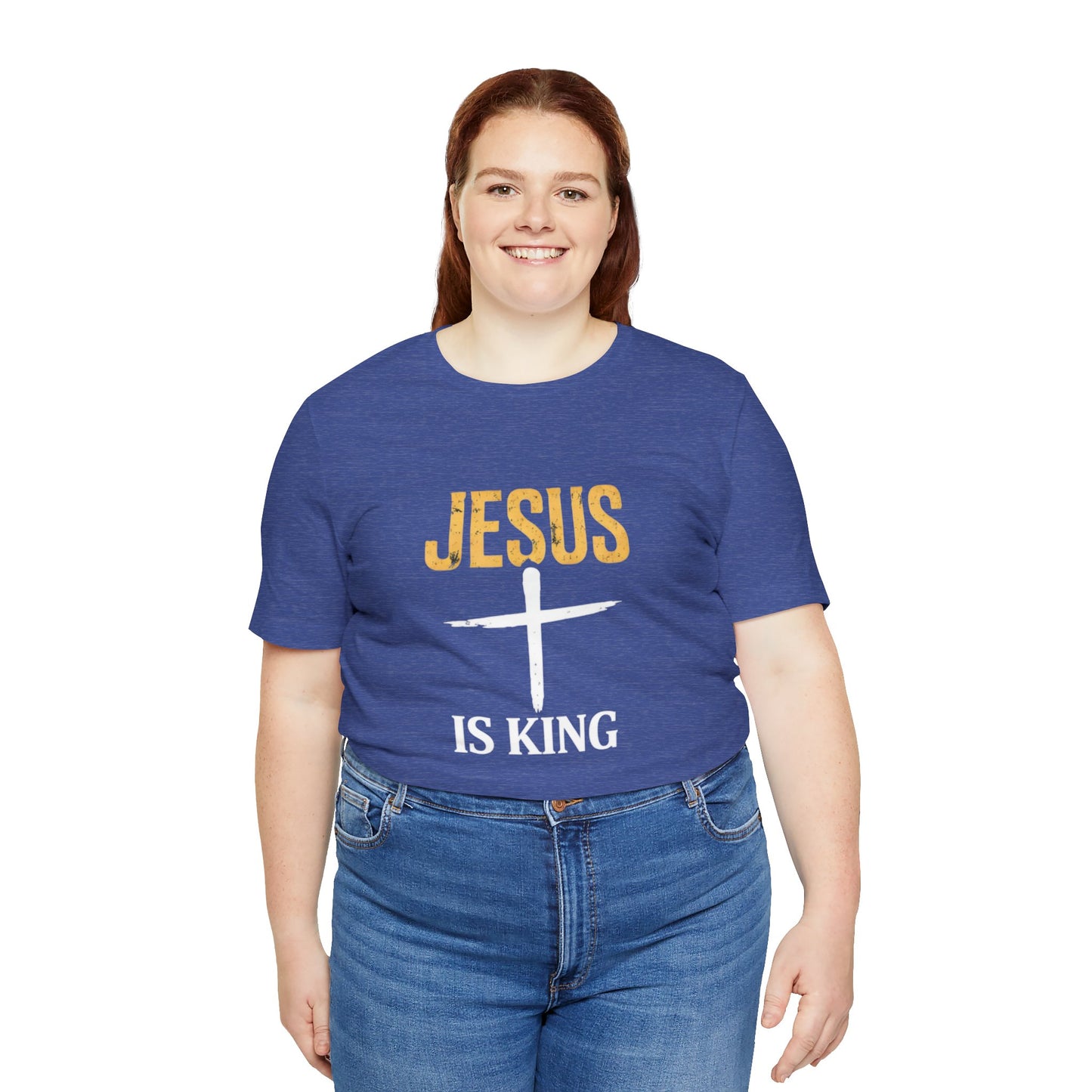 Jesus Is King —Bold Cross Tee