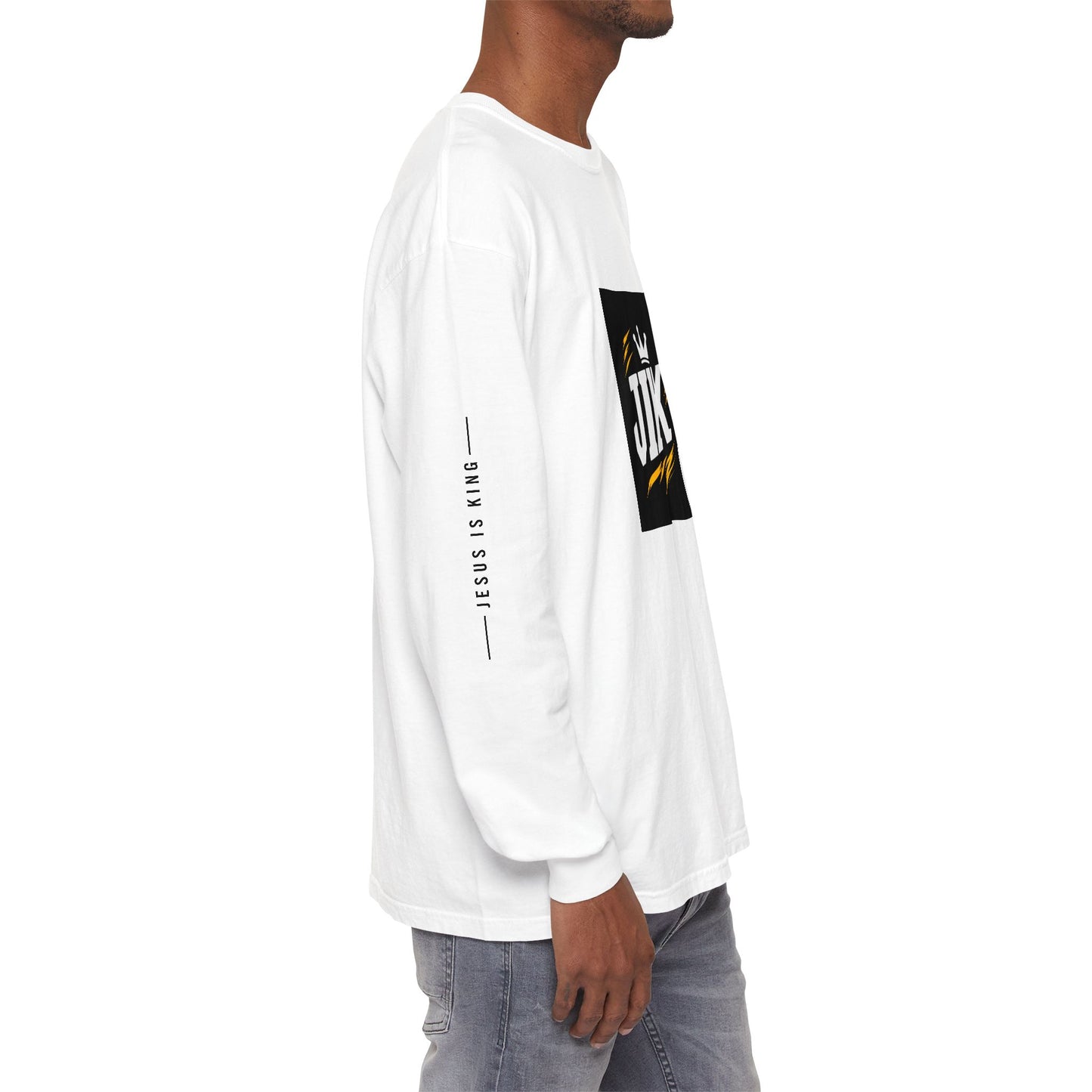 JIK Crown Long Sleeve — Bold Men's Tee