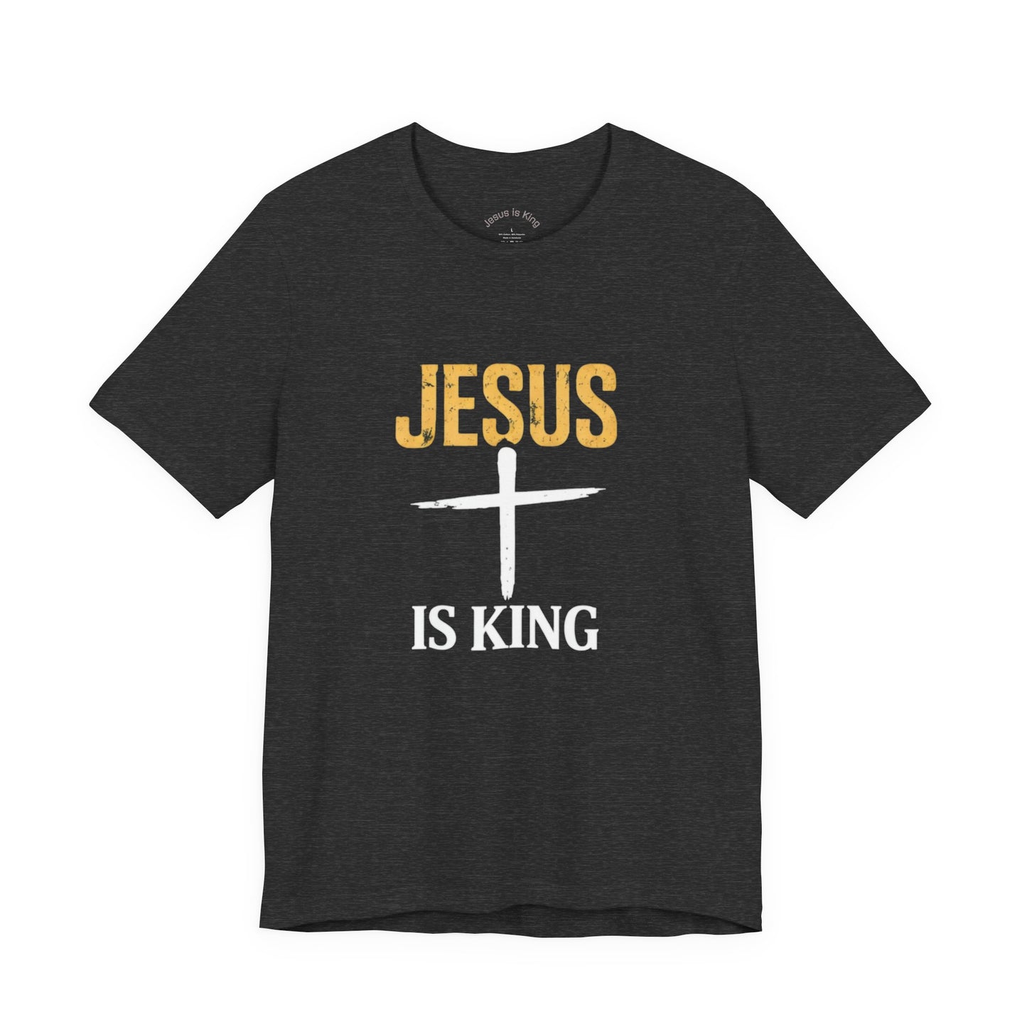 Jesus Is King —Bold Cross Tee