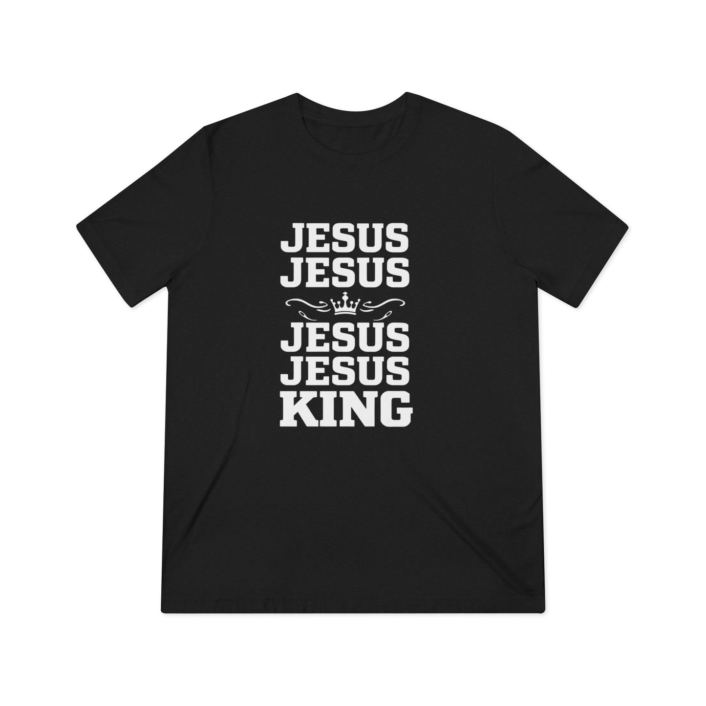 Jesus is  King Bella Canva — Echo Jesus Solid Tee