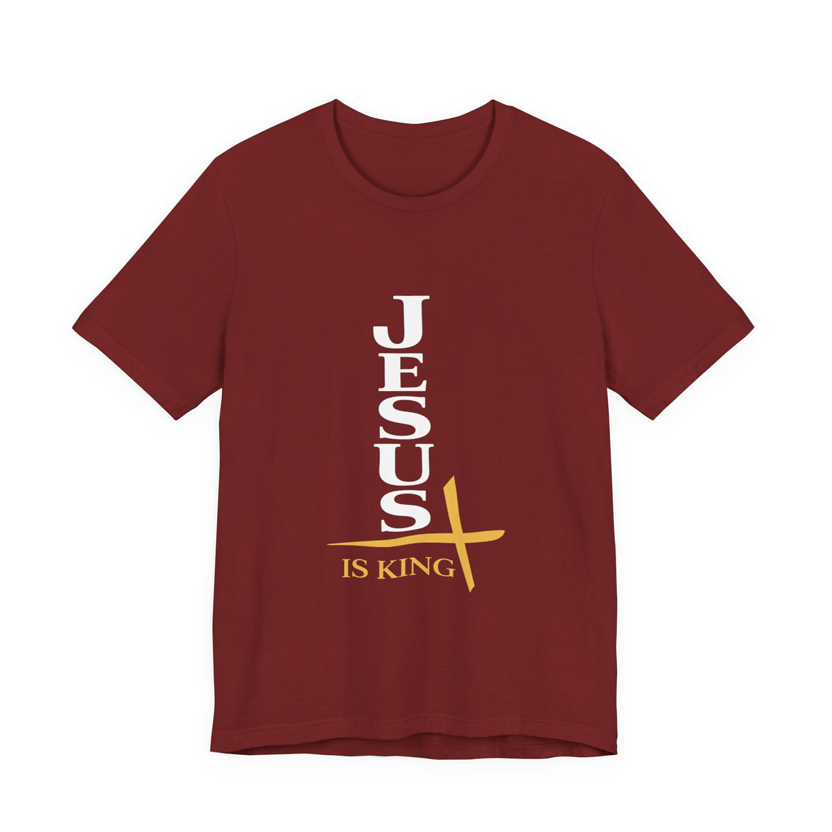 Jesus Is King  — Vertical Cross Tee (JIK)