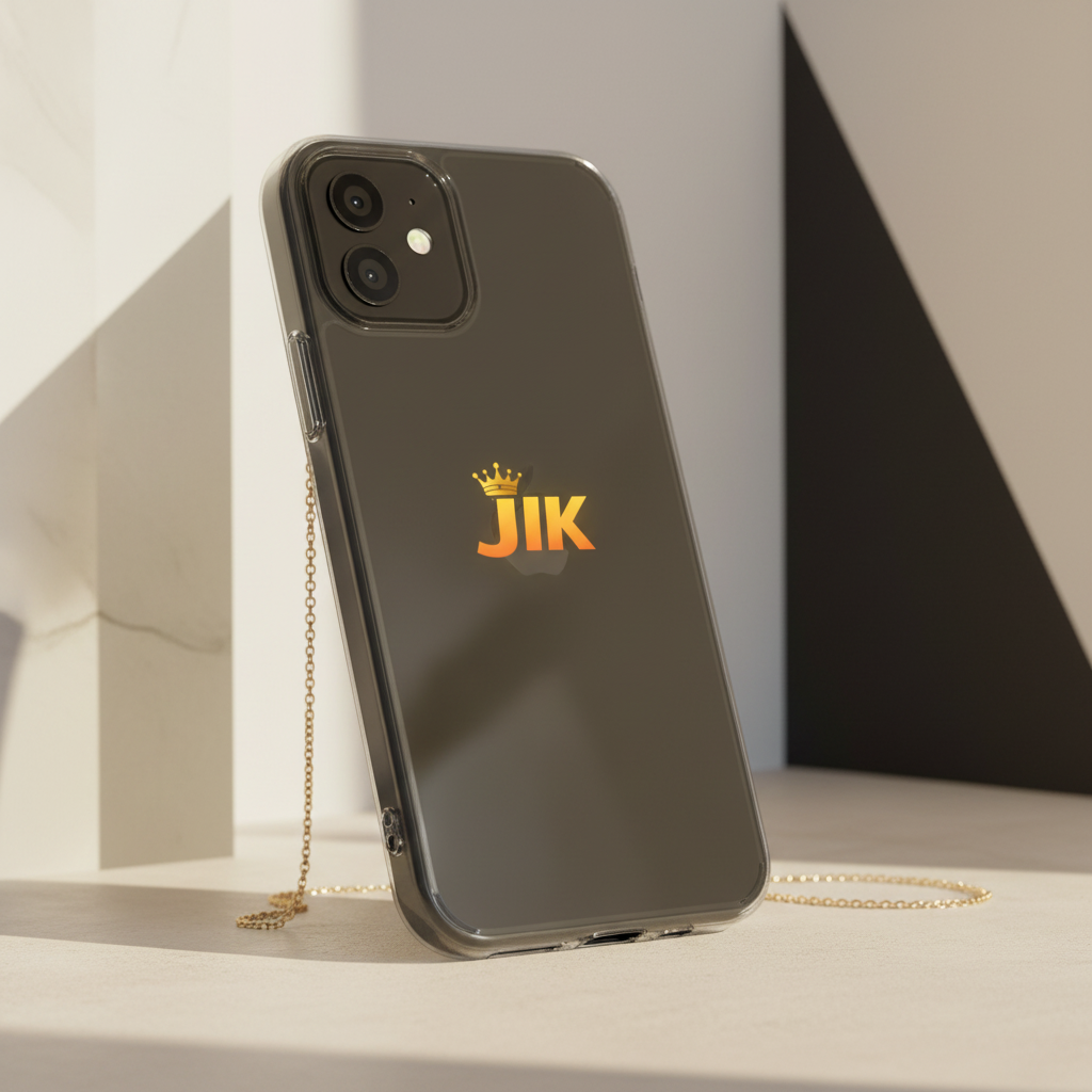 JIK Gold Crown—  Clear phone Case