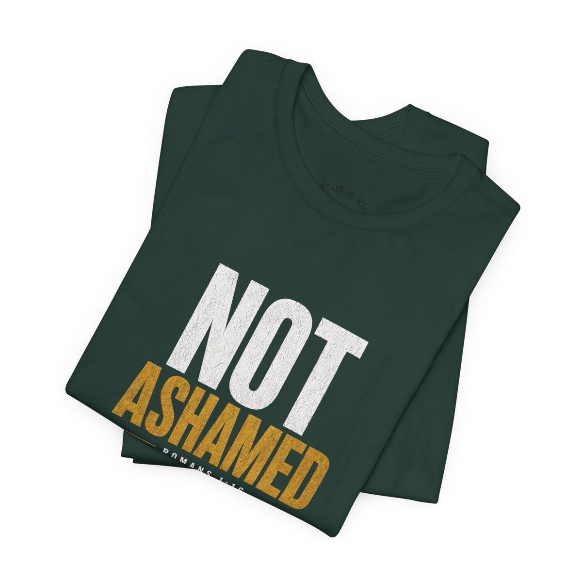 JIK "Not Ashamed" Military Colors Men's Tee