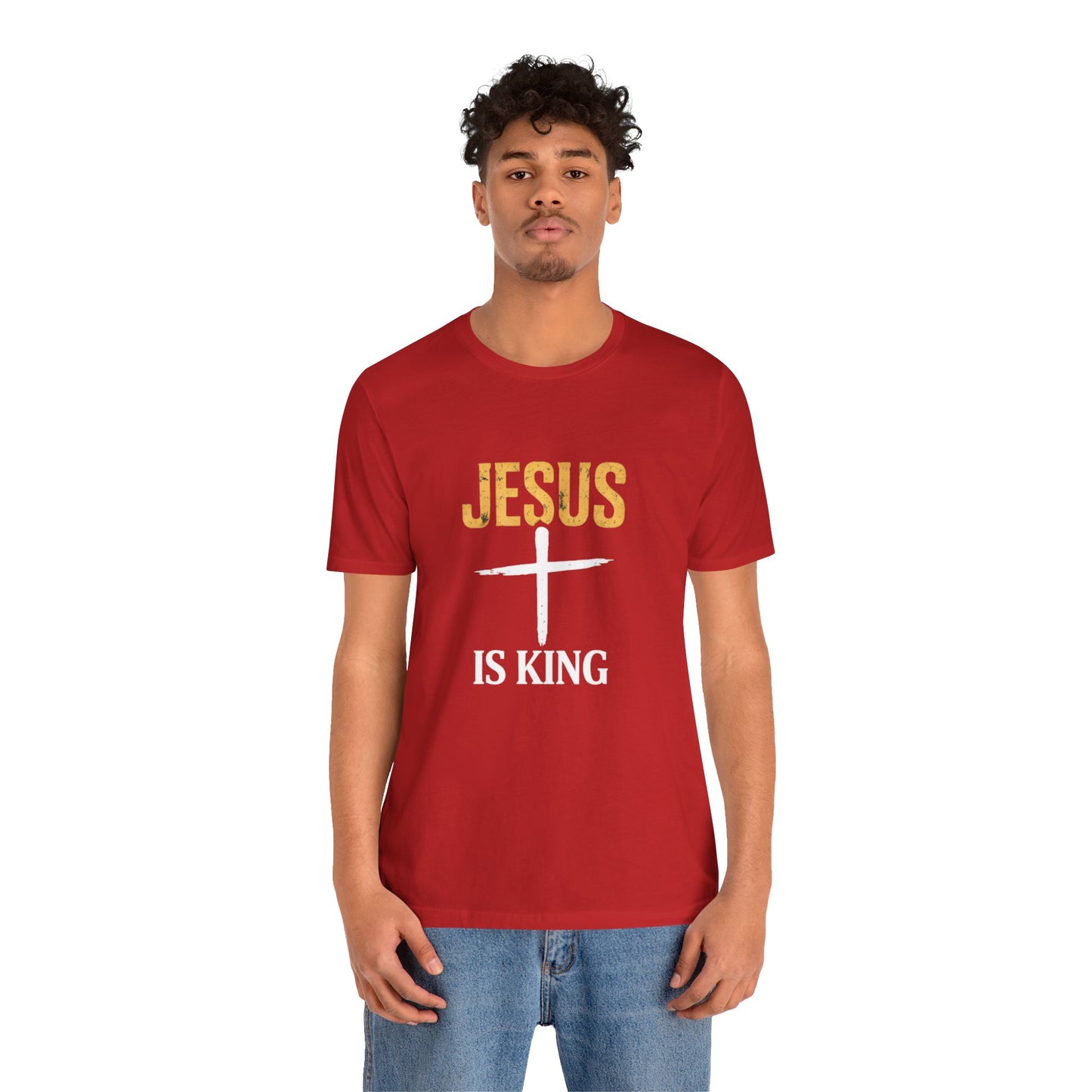 Jesus Is King —Bold Cross Tee