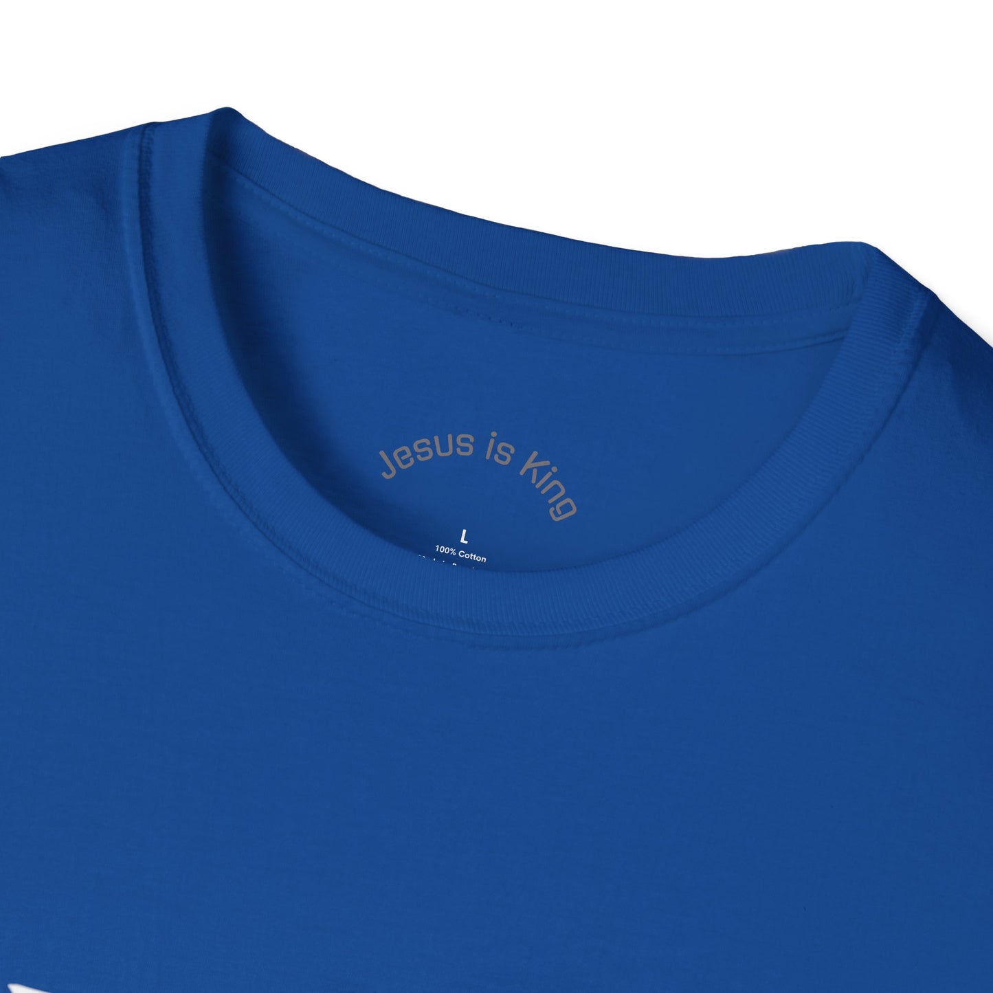 Cross Mark “Jesus Is King” —  Unisex Tee