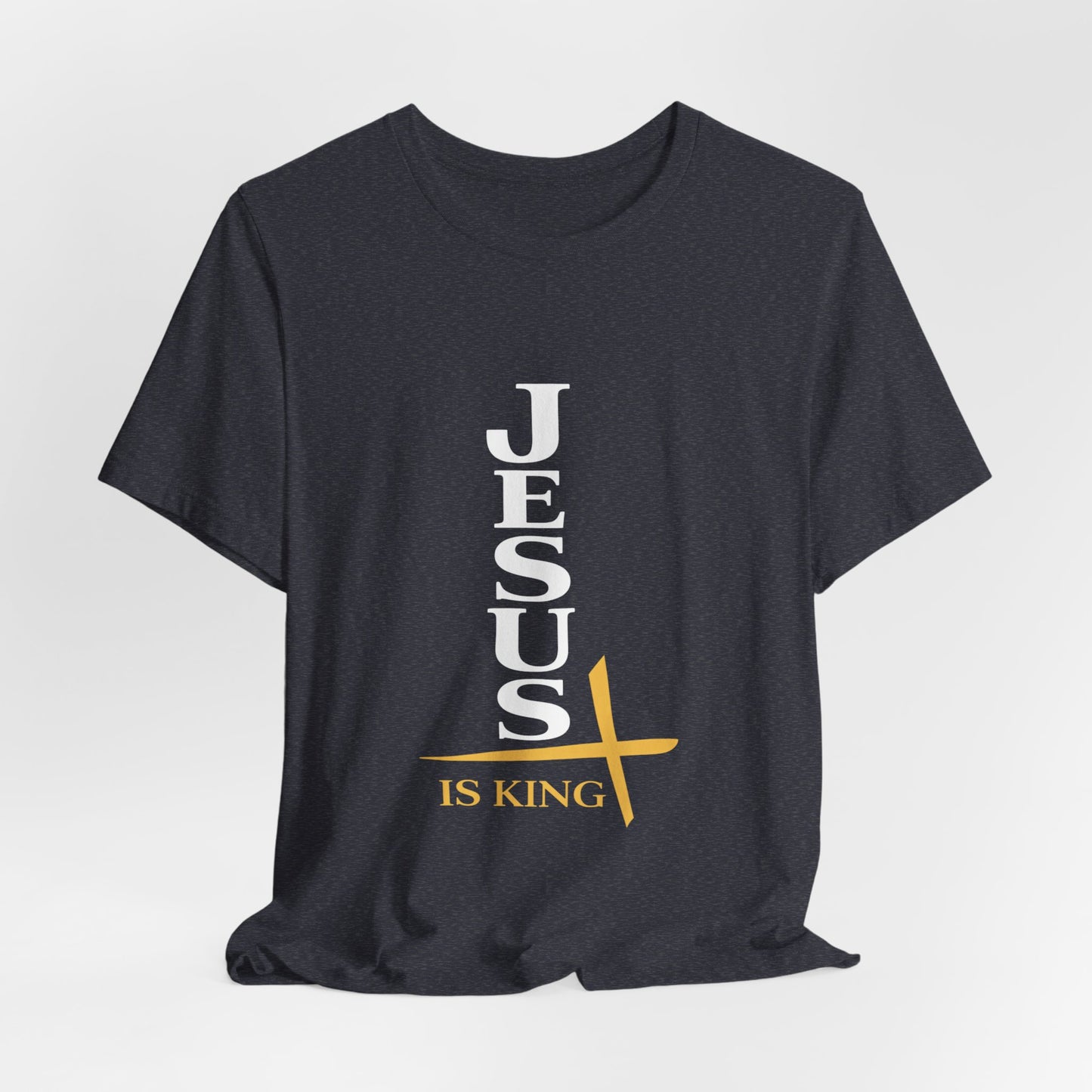 Jesus Is King  — Vertical Cross Tee (JIK)