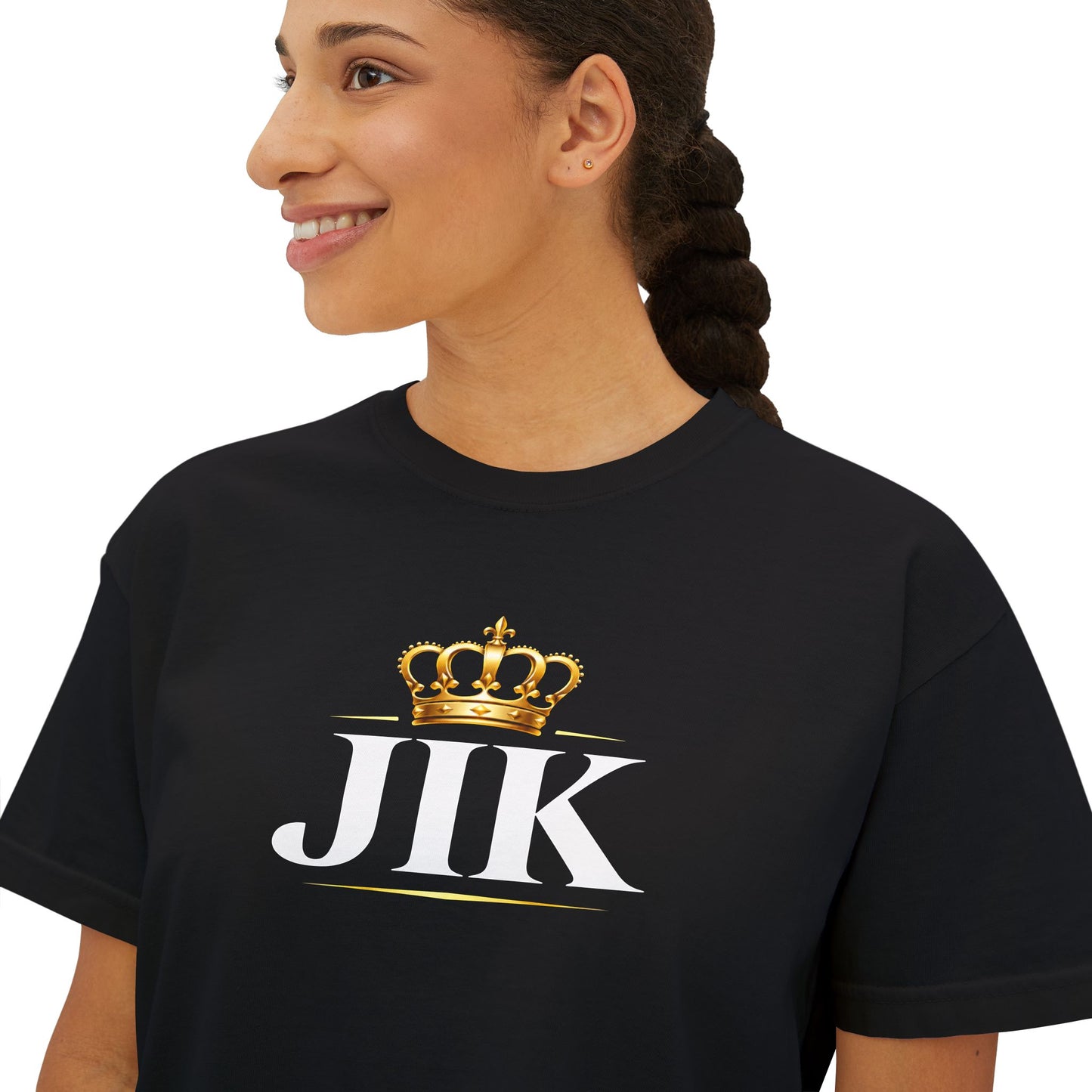 JIK Crowned- Women Boxy Tee