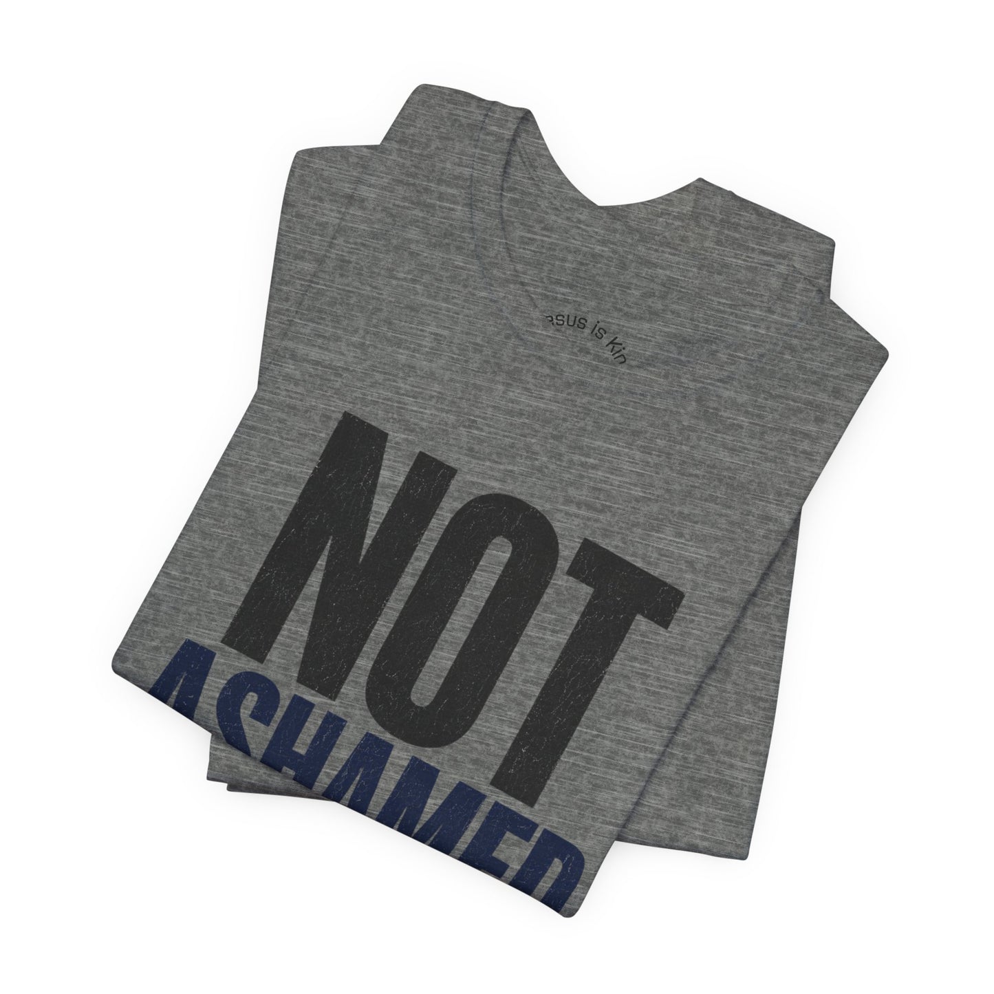 JIK Men's  — Not Ashamed (Gray Tees)
