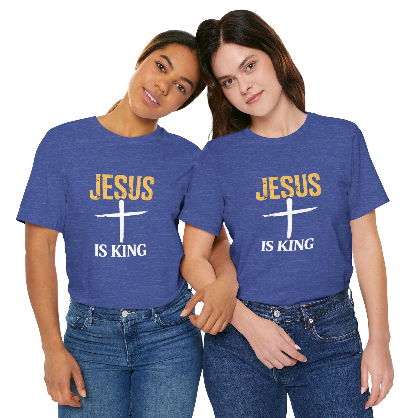 Jesus Is King —Bold Cross Tee