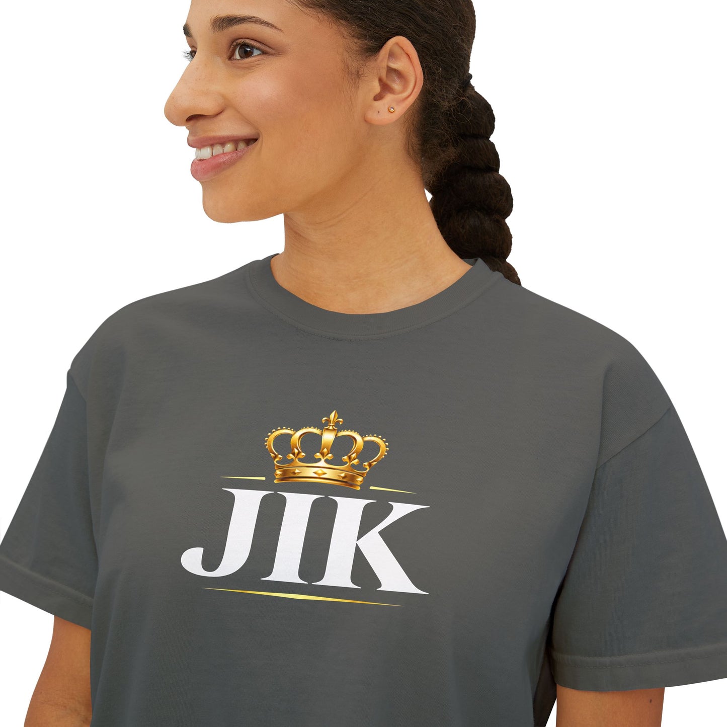 JIK Crowned- Women Boxy Tee