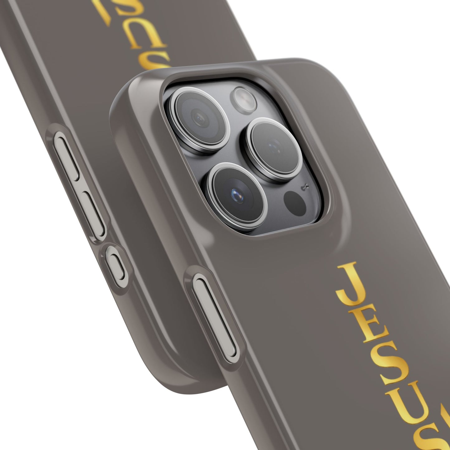 Jesus Is King — Gray Snap Phone Cover
