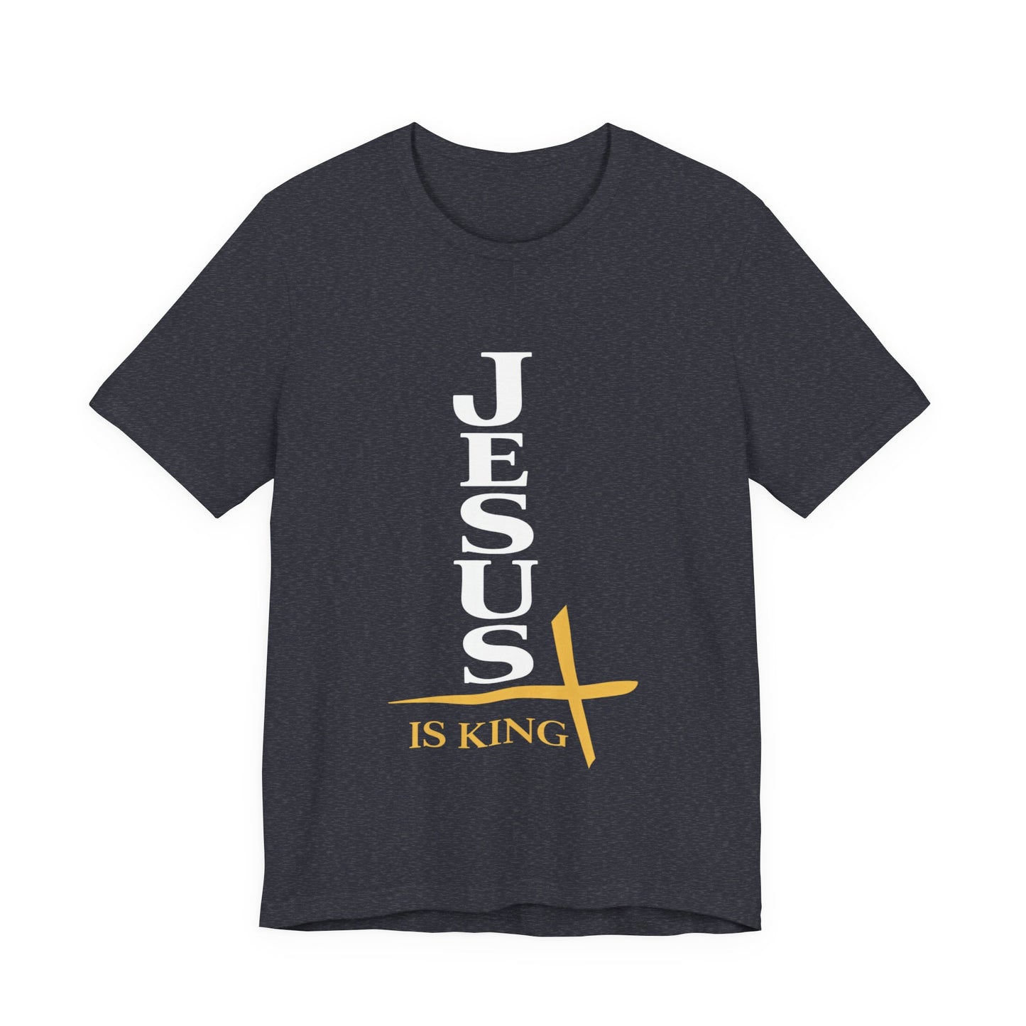 Jesus Is King — Vertical Cross Tee (JIK Back)