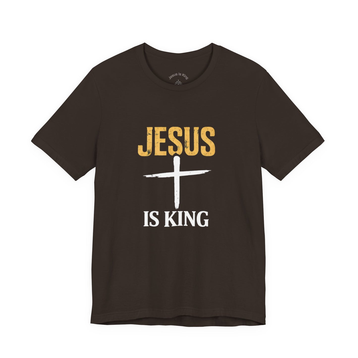 Jesus Is King —Bold Cross Tee
