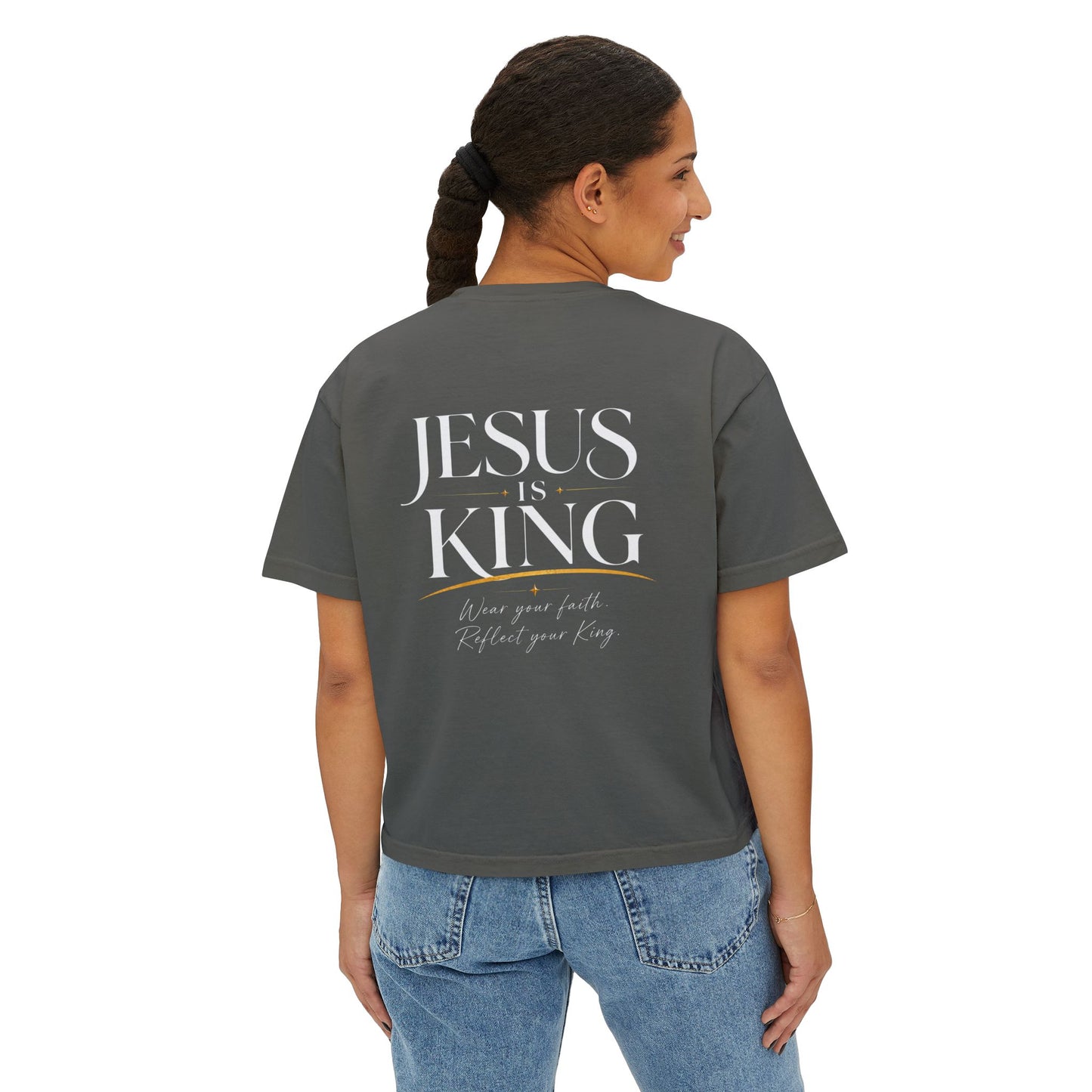 JIK Crowned- Women Boxy Tee