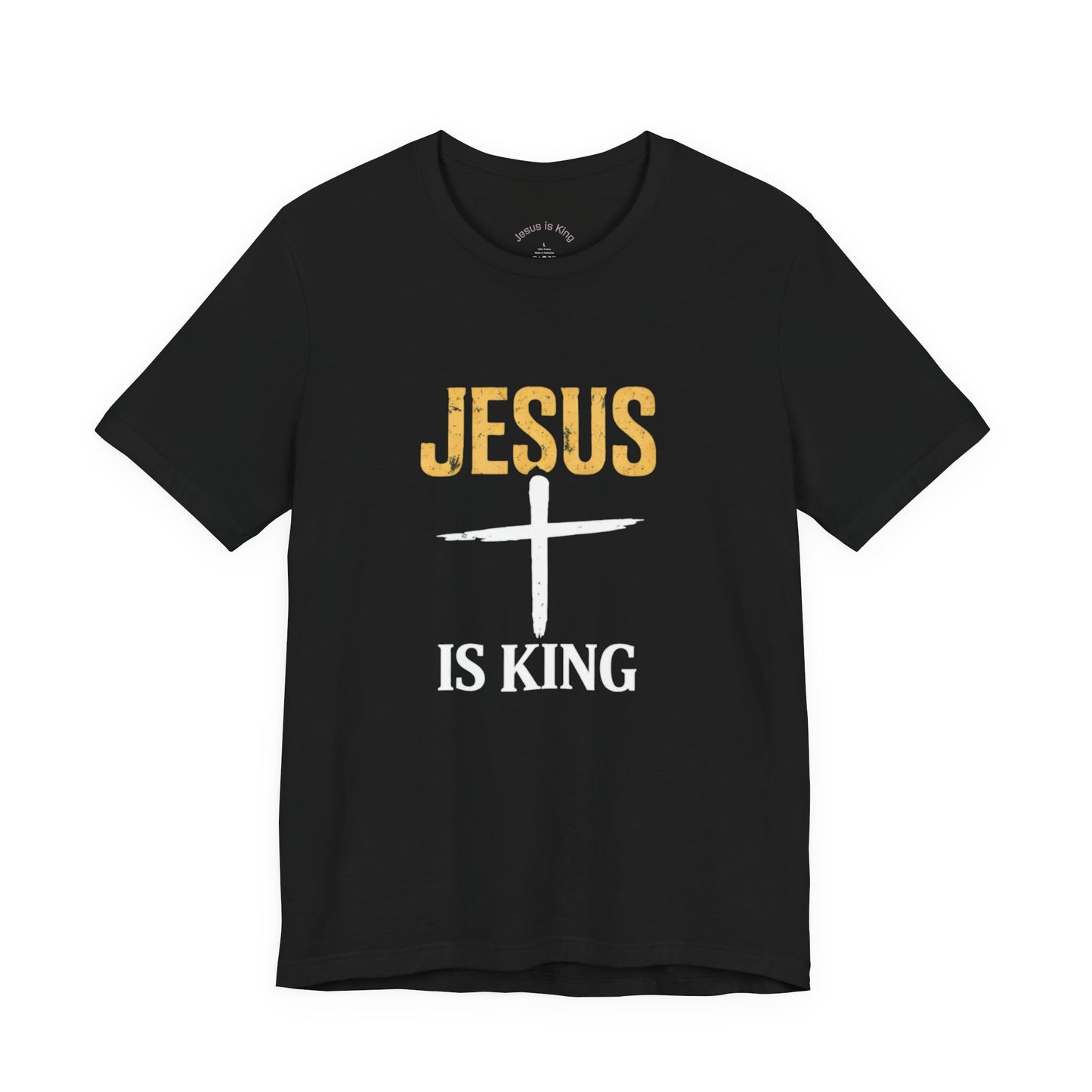 Jesus Is King —Bold Cross Tee