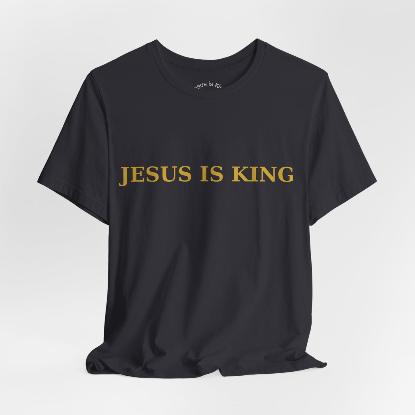 Signature Minimal “Jesus Is King” Tee