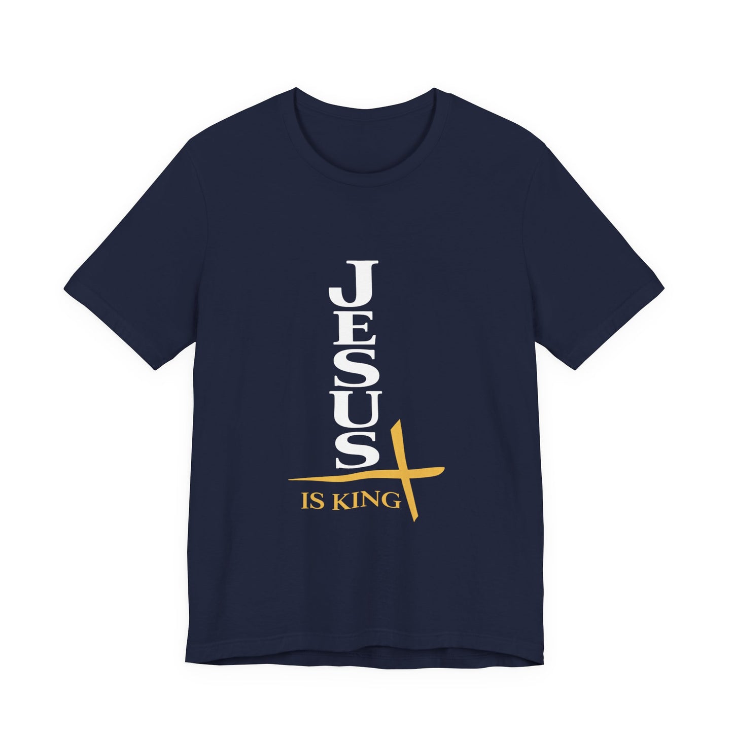 Jesus Is King  — Vertical Cross Tee (JIK)