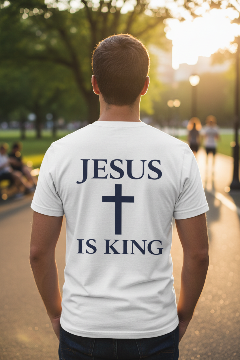 JESUS IS KING -Bold Statement Tee