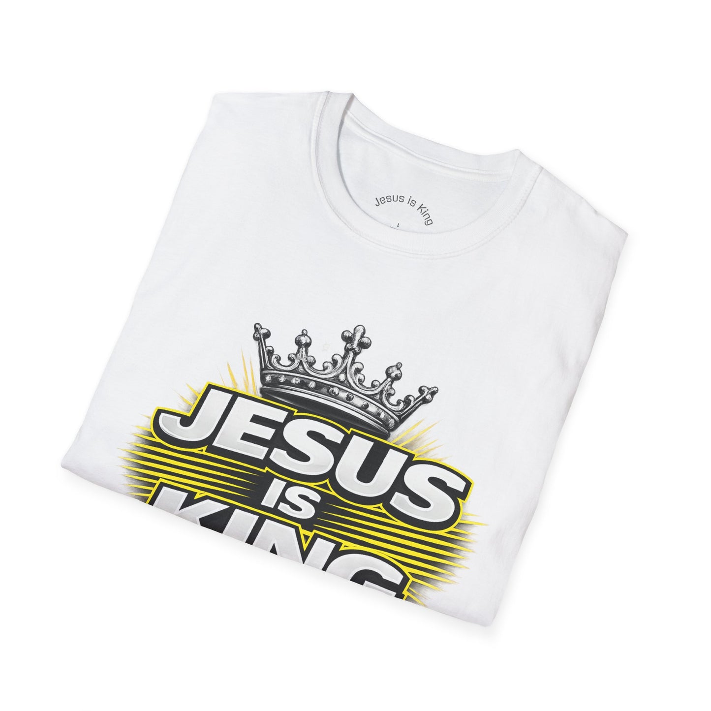 Jesus Is King  — Graphic Tee with Crown