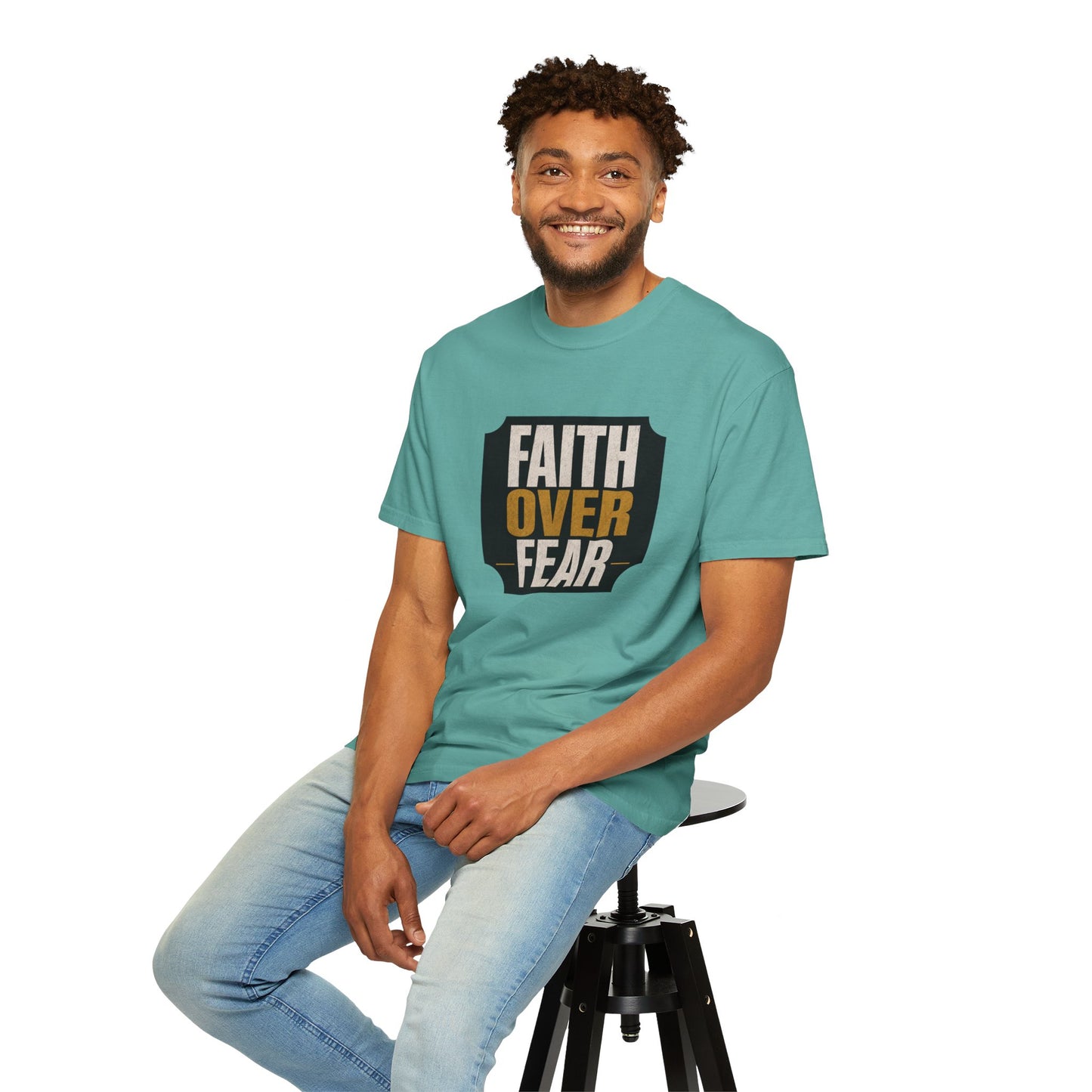 Faith Over Fear  — JIK Men's Tee