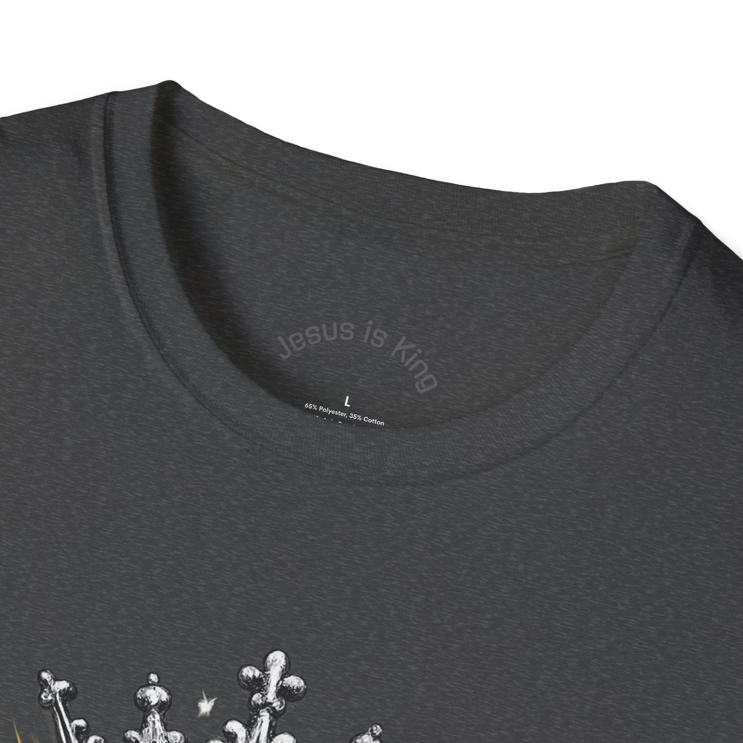 Jesus Is King  — Graphic Tee with Crown