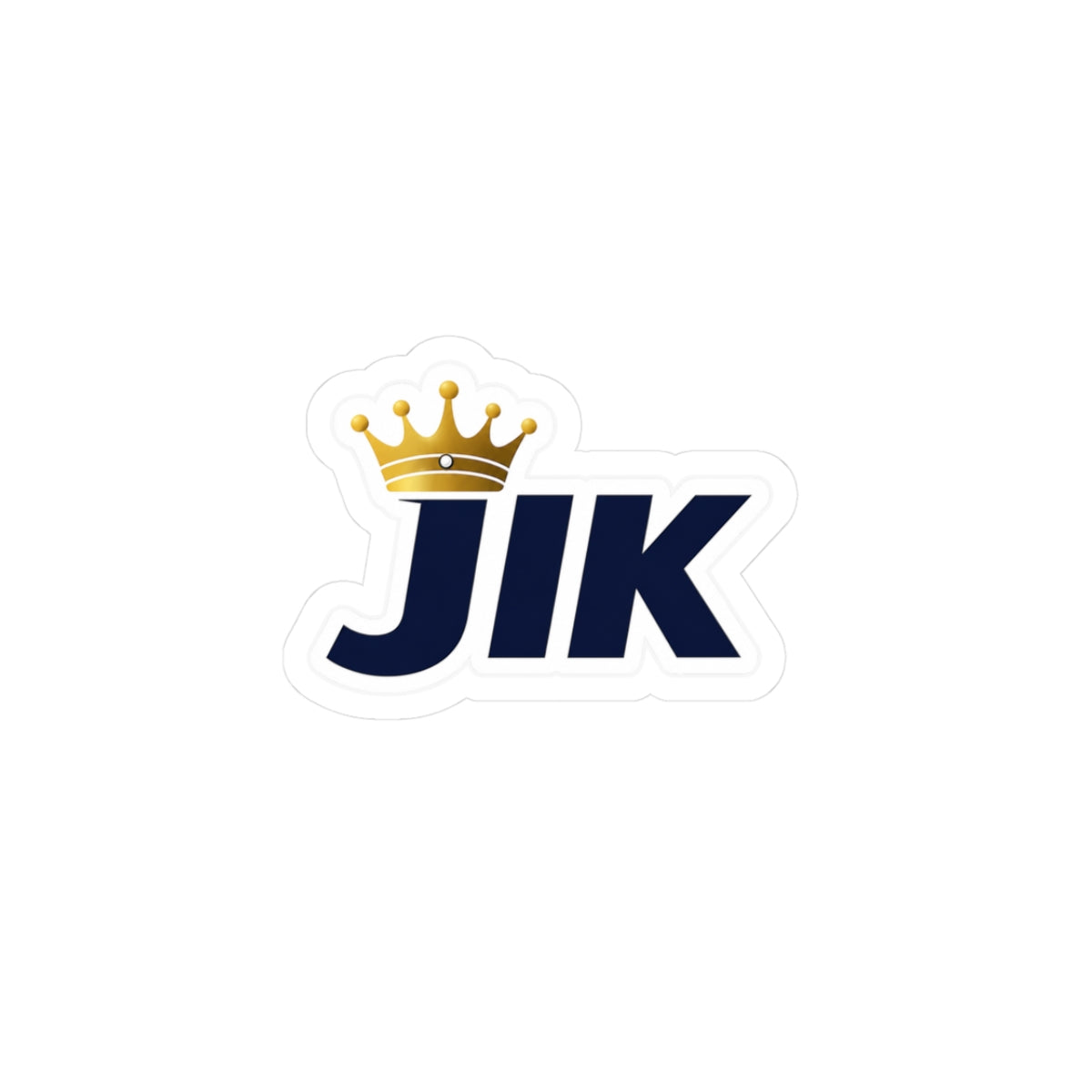 JIK Crowned Kiss — Cut Sticker