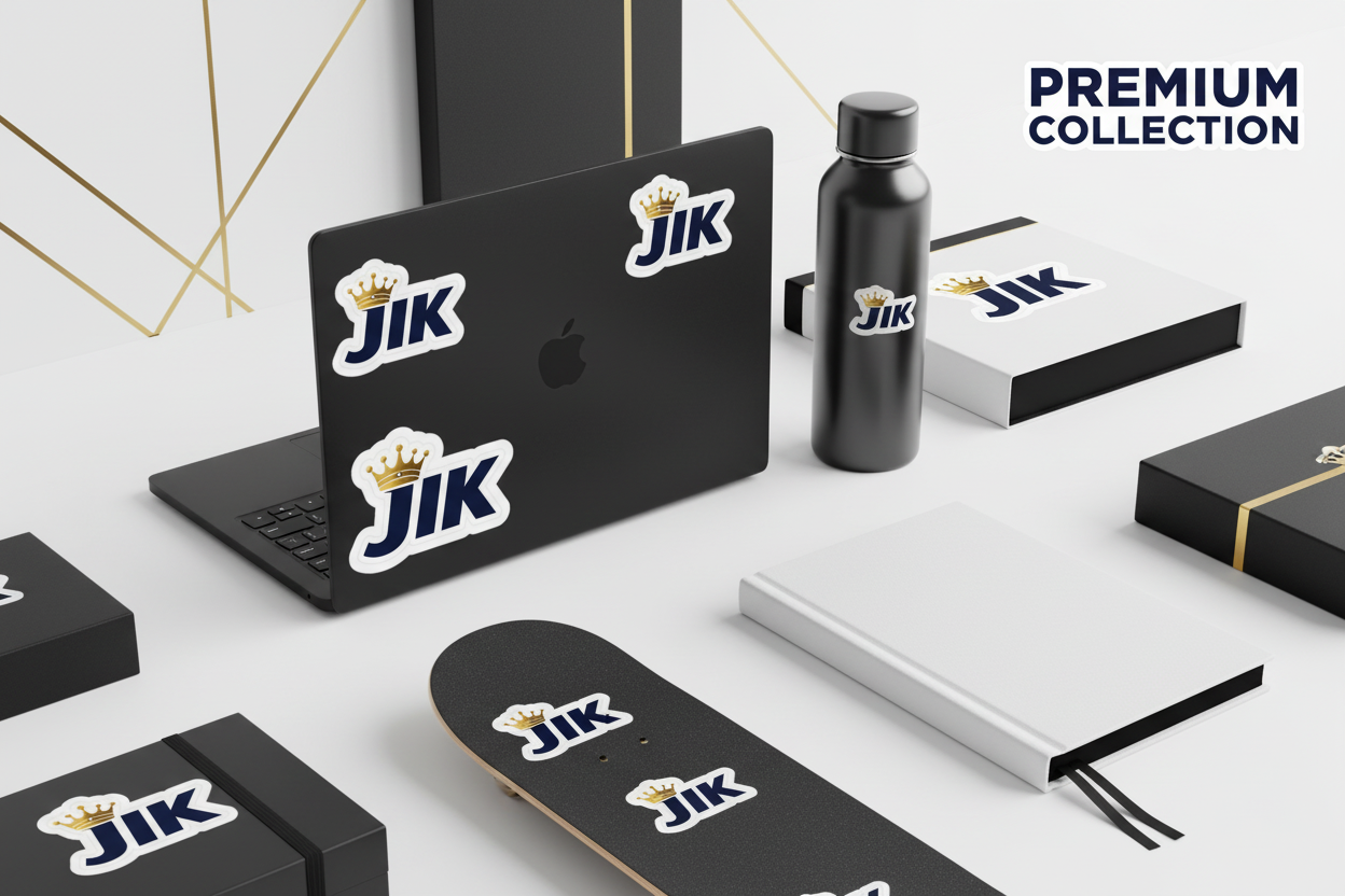 JIK Crowned Kiss — Cut Sticker