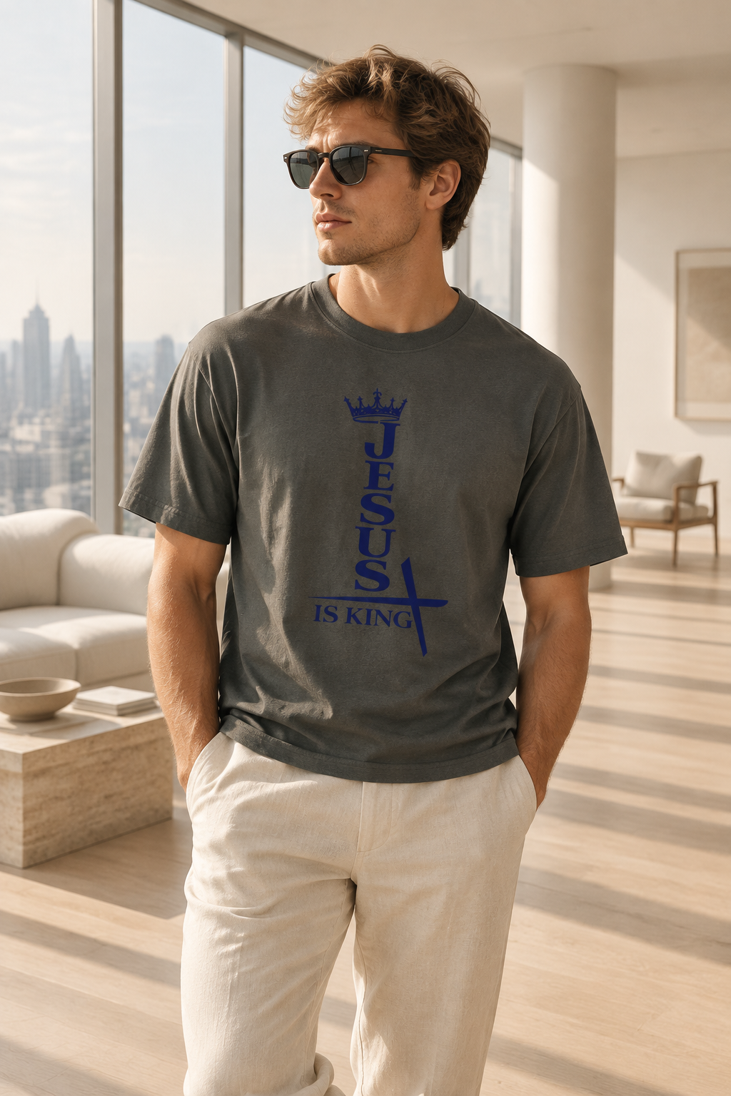 JIK Crowned King Jesus Tee
