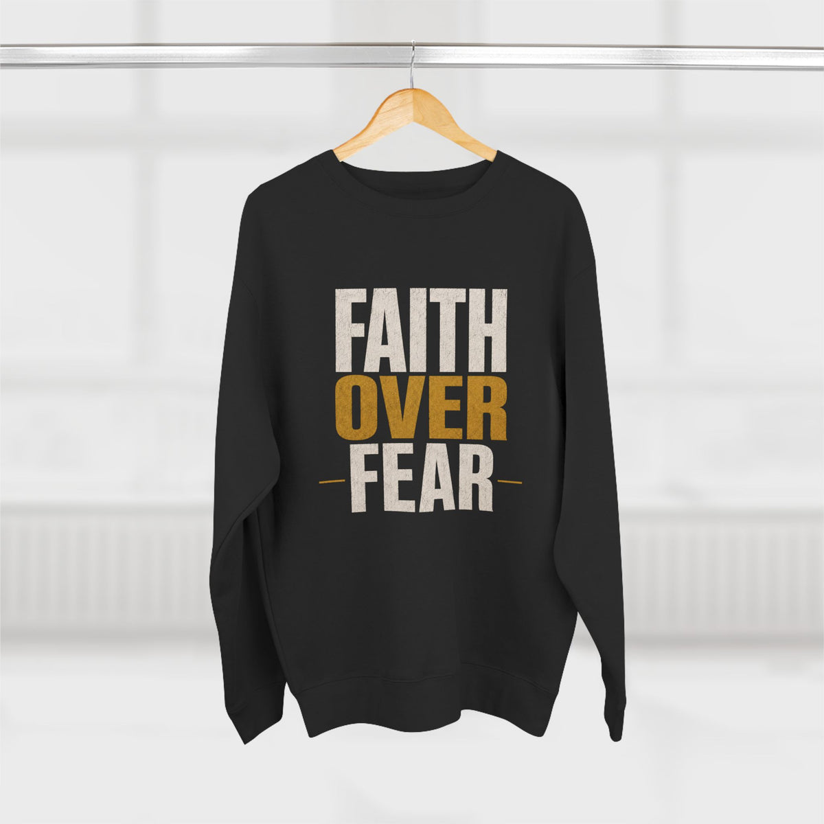 JIK Faith Over Fear Crewneck Sweatshirt