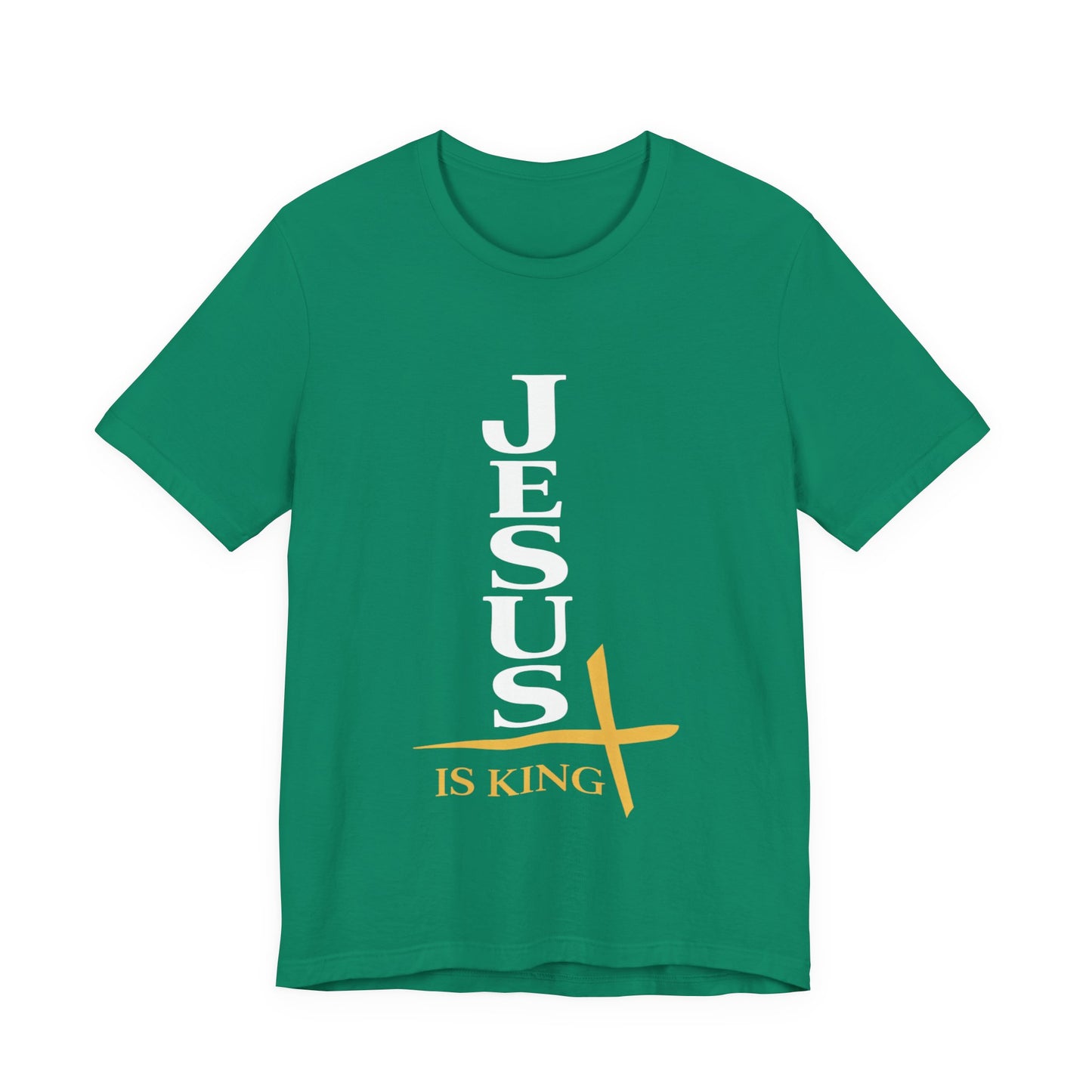 Jesus Is King — Vertical Cross Tee (JIK Back)