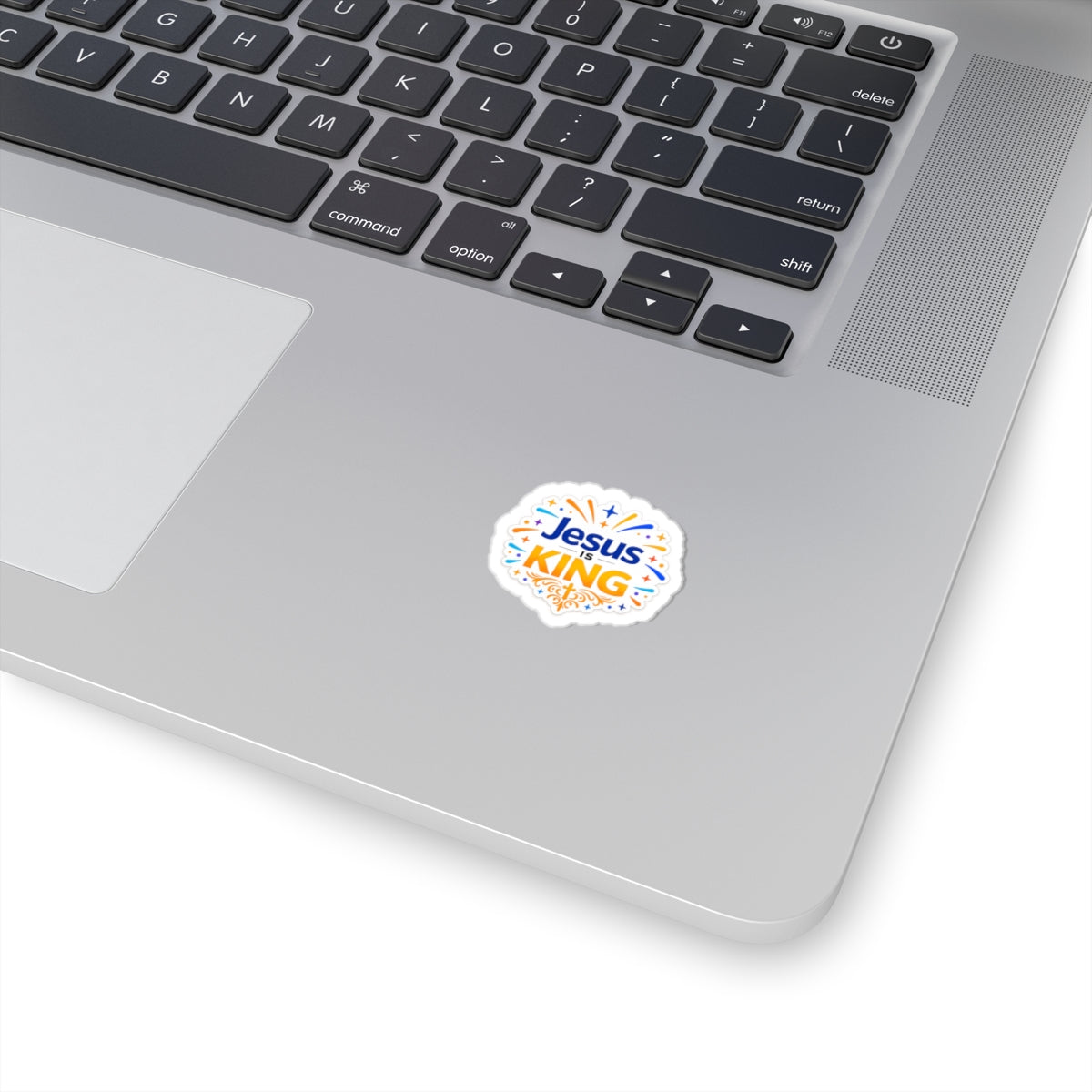 Jesus Is King Vinyl Sticker — Kids joy