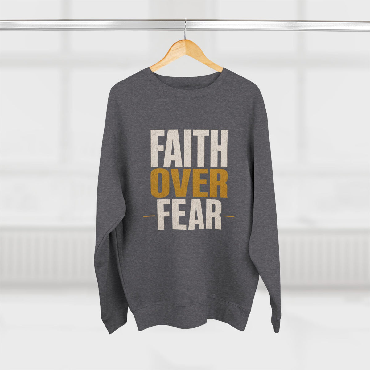 JIK Faith Over Fear Crewneck Sweatshirt
