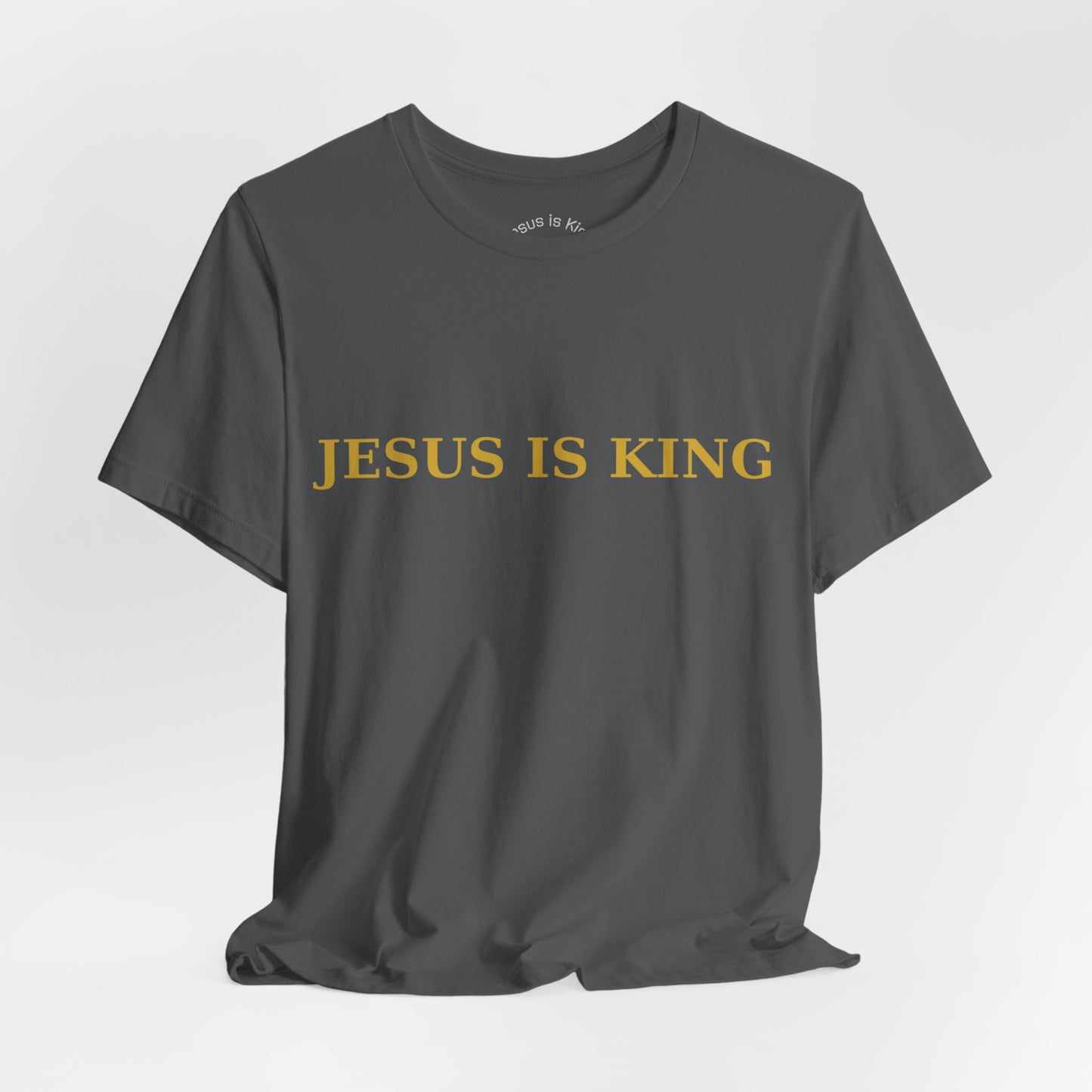 Signature Minimal “Jesus Is King” Tee