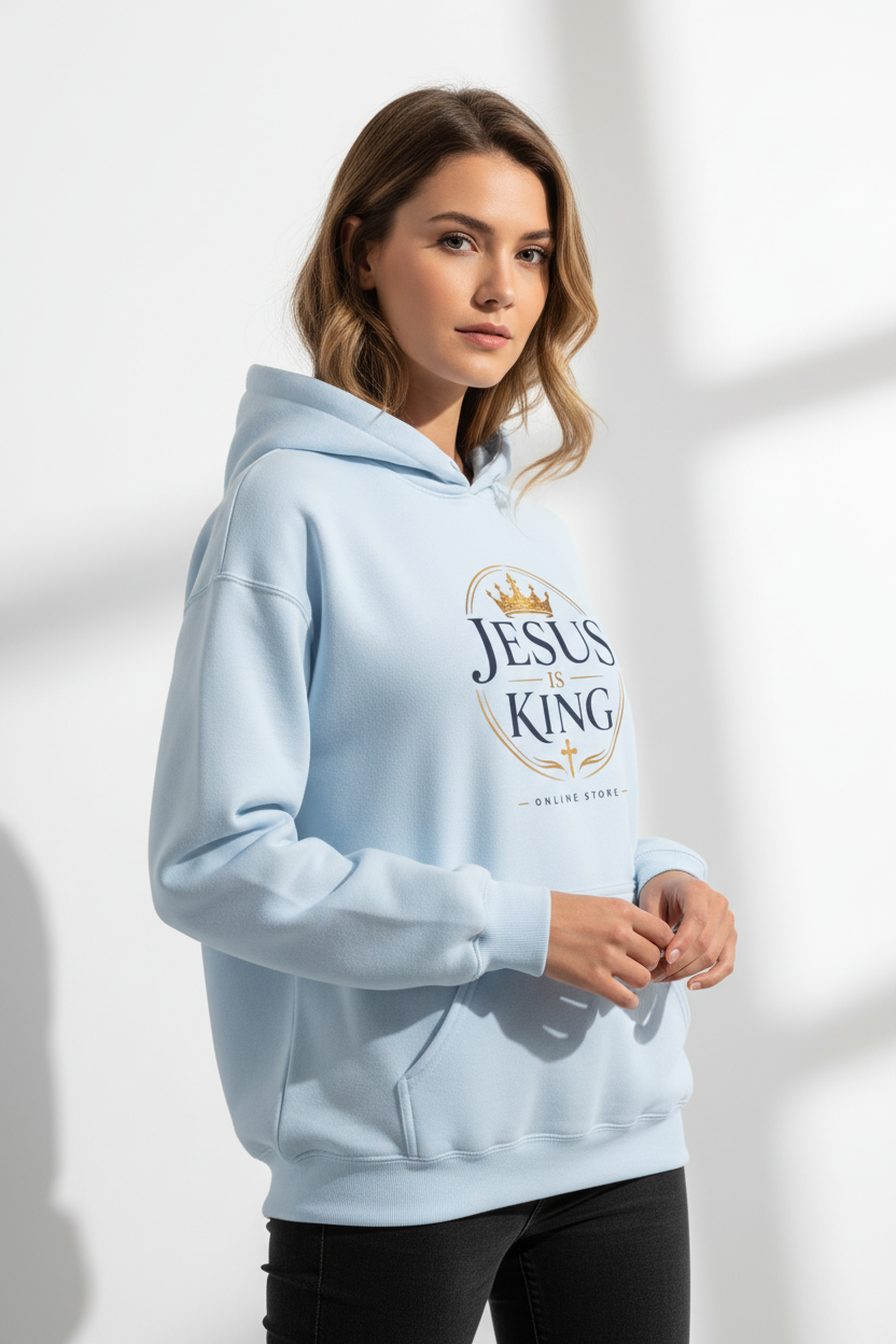 Jesus is King — Pullover Hoodie