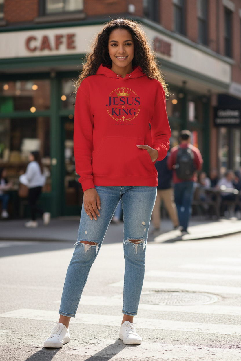 Jesus is King — Pullover Hoodie
