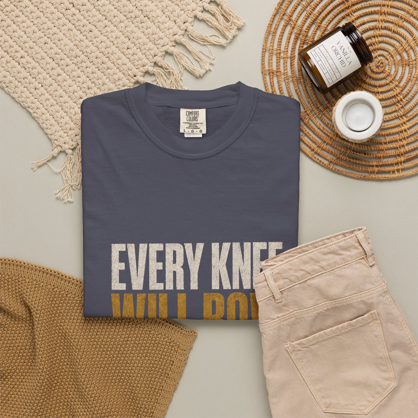 Every Knee Will Bow  — JIK Men's Tee