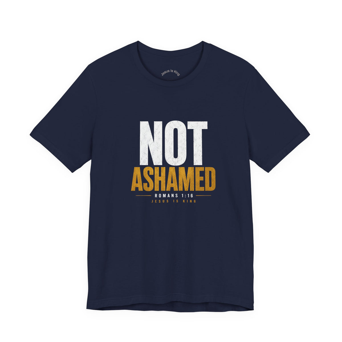 JIK Men's Navy –  Not Ashamed Tee