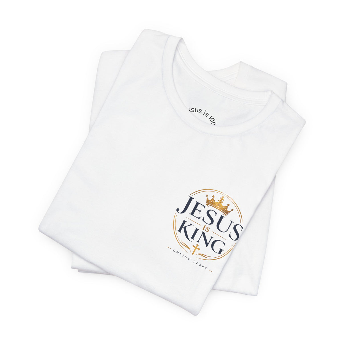 JIK White Tee- "Not Ashamed" Back