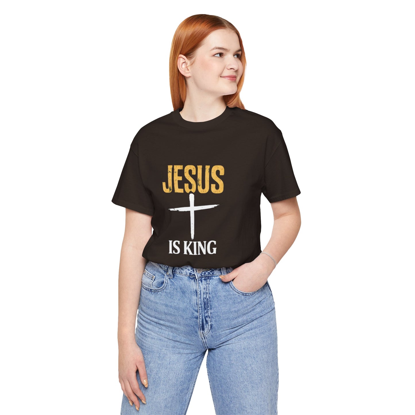 Jesus Is King —Bold Cross Tee